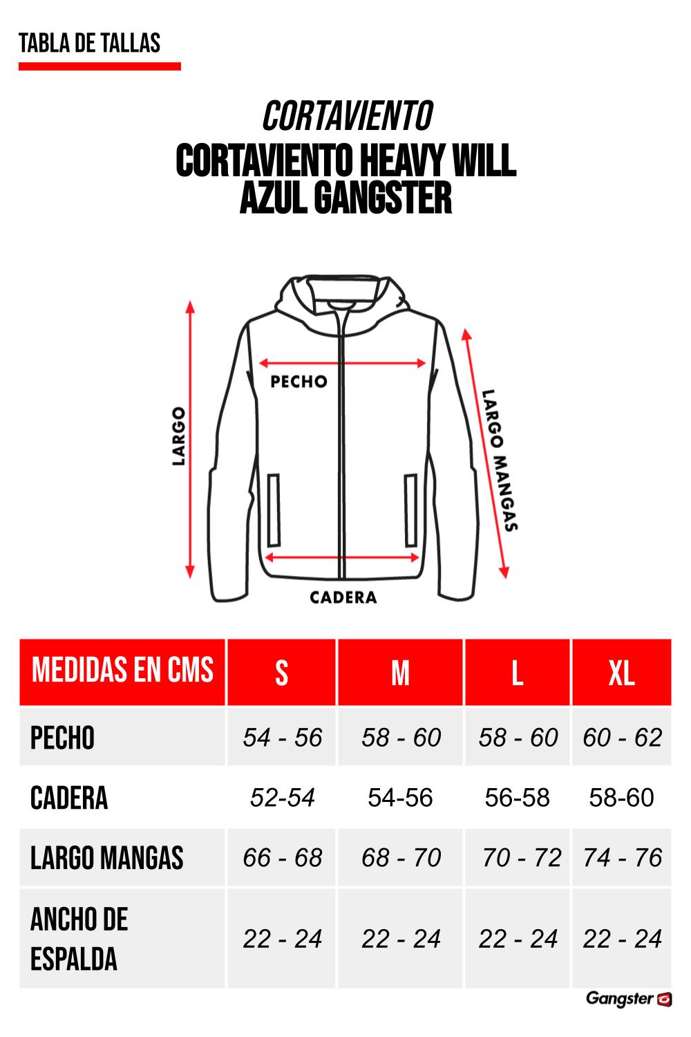 Cortaviento Heavy Luck Azul Marino Gangster