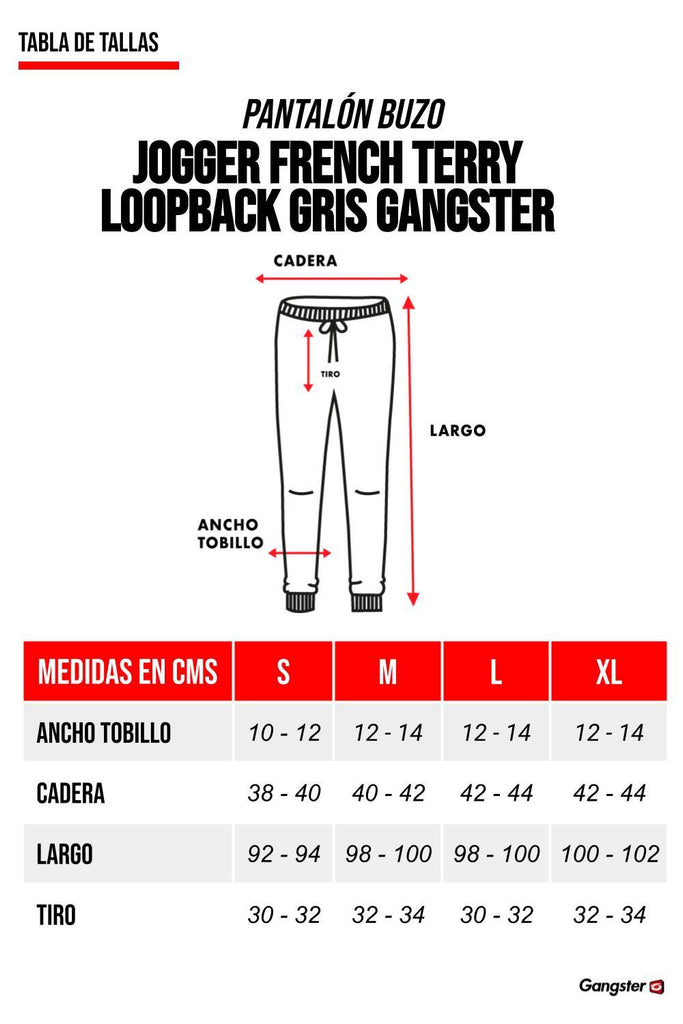 Buzo Loopback Gris Gangster - Gangster