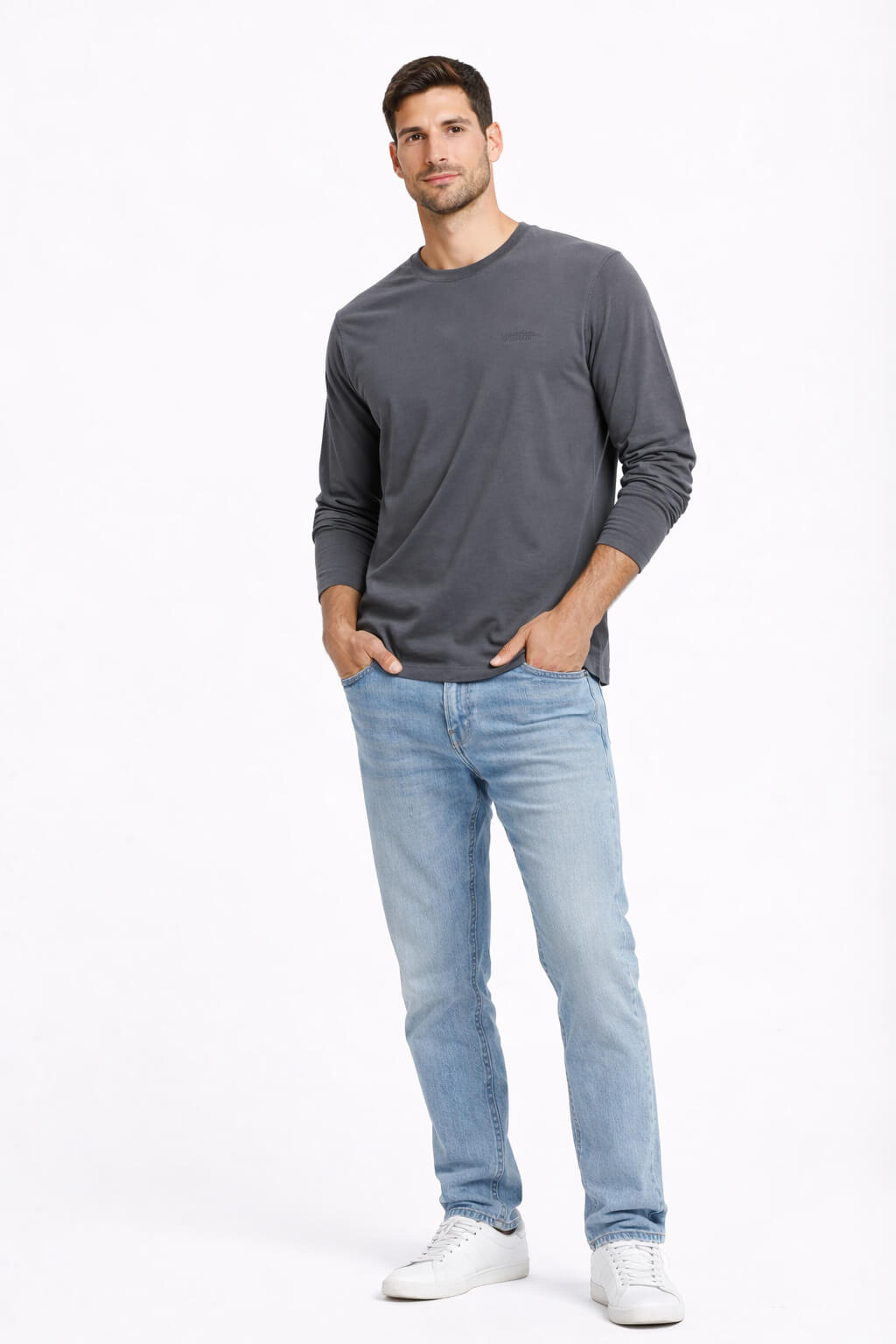 Polera ML Field Gris