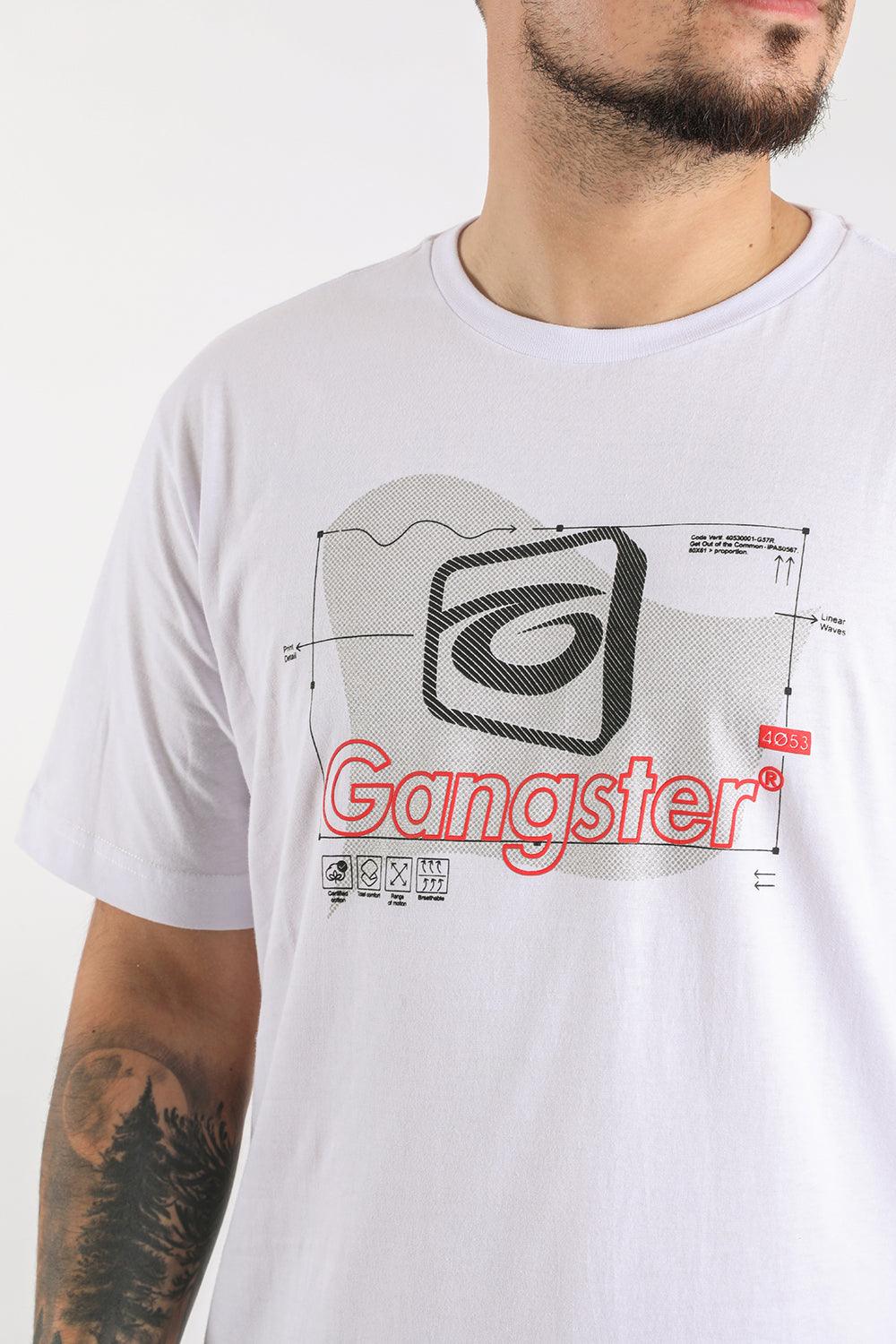 Plus Polera Mc Básica Cosmic Blanco Gangster - Gangster