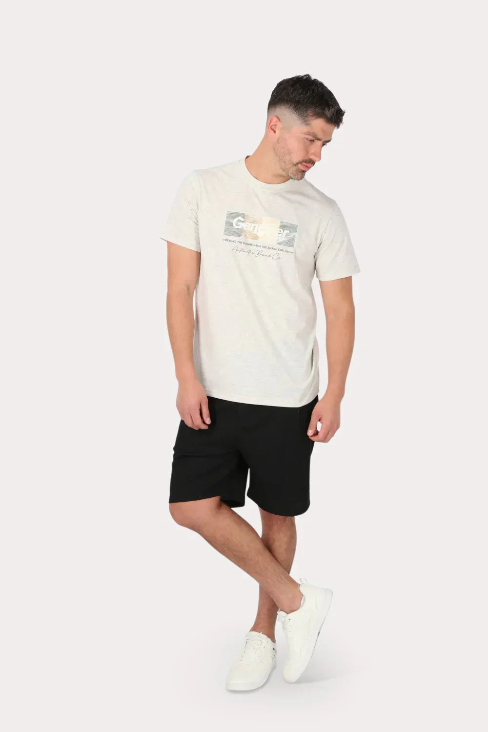 Polera Mc Básica Cumbuco Gris Gangster - Gangster