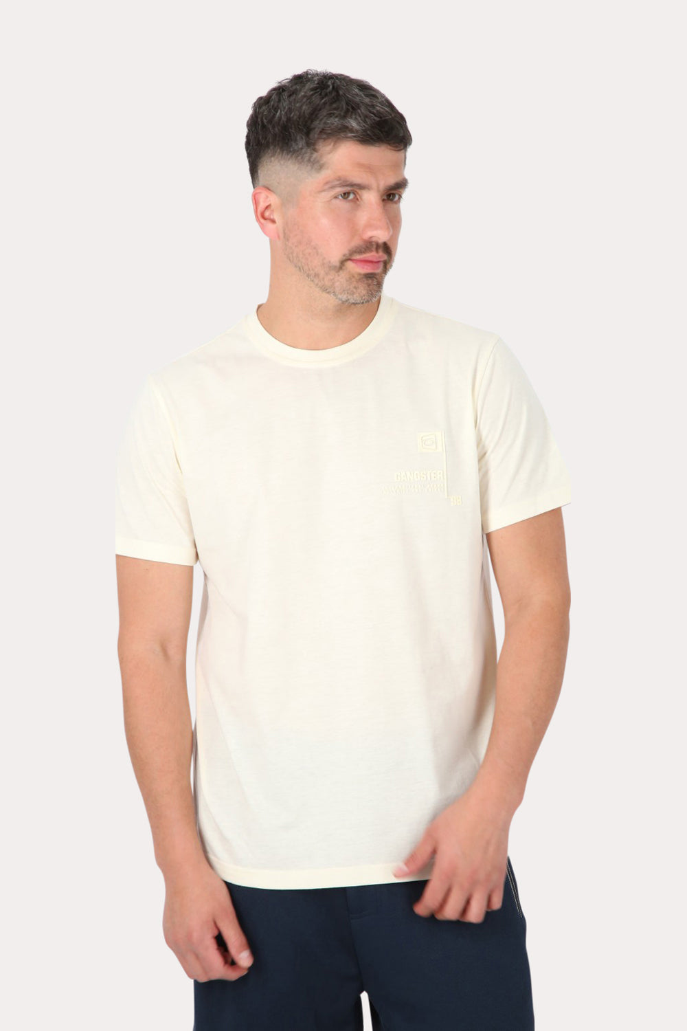 Polera Mc Básica Arpoa Blanco Gangster