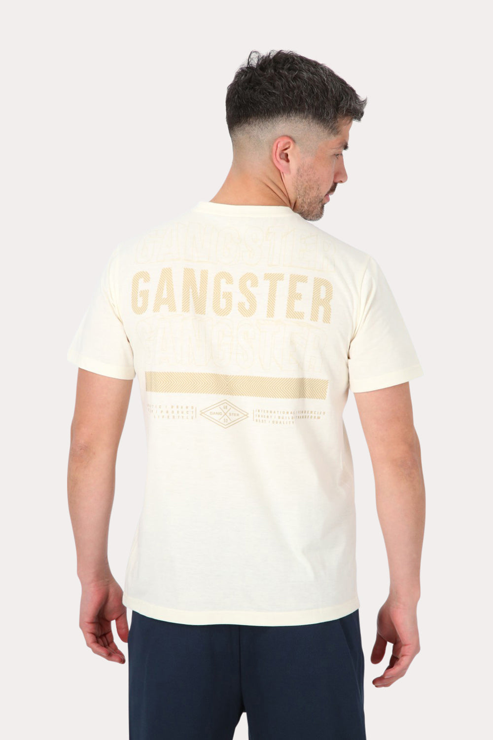 Polera Mc Básica Arpoa Blanco Gangster