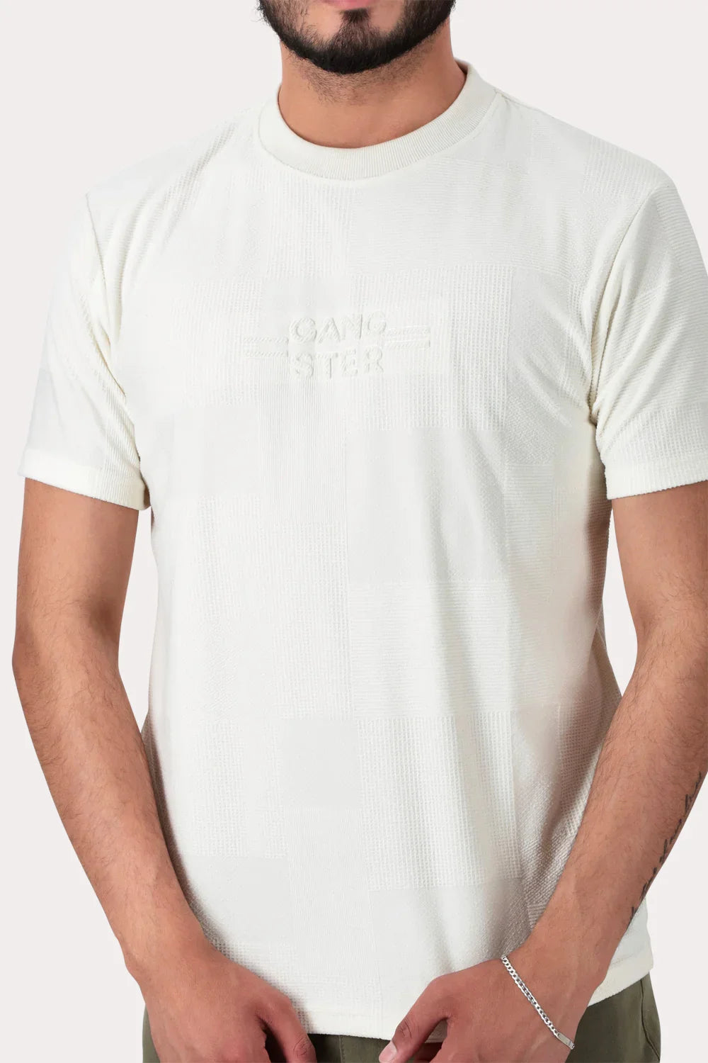 Polera Mc Jaquard 135 St Beige - Gangster