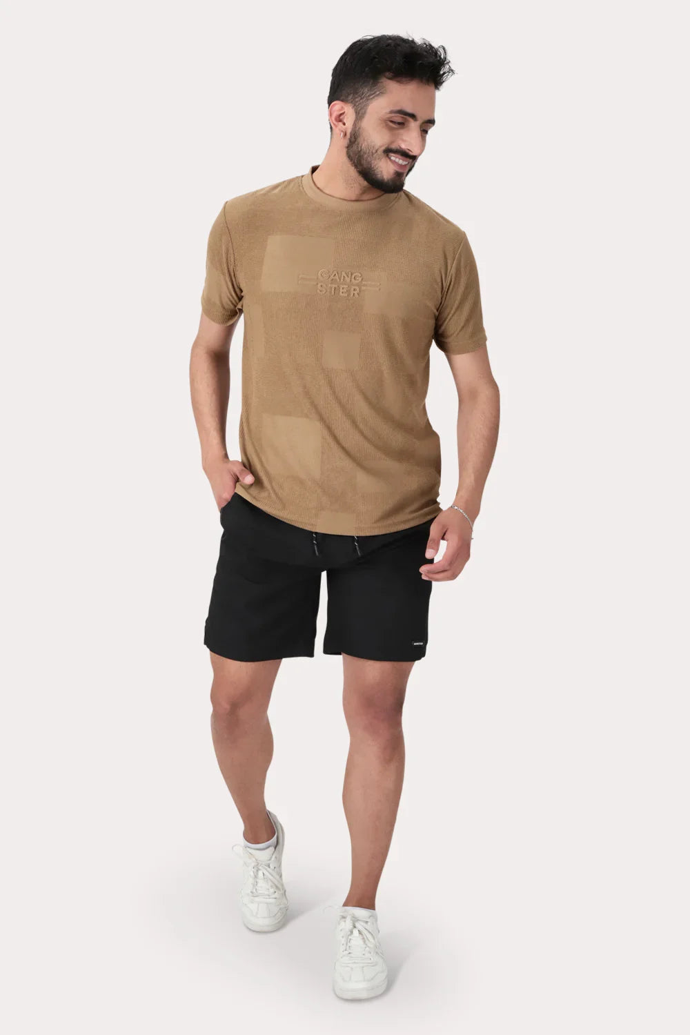 Polera Mc Jaquard 135 St Café - Gangster