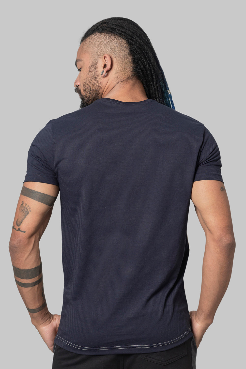 Polera Mc Especial Applique Negro Gangster