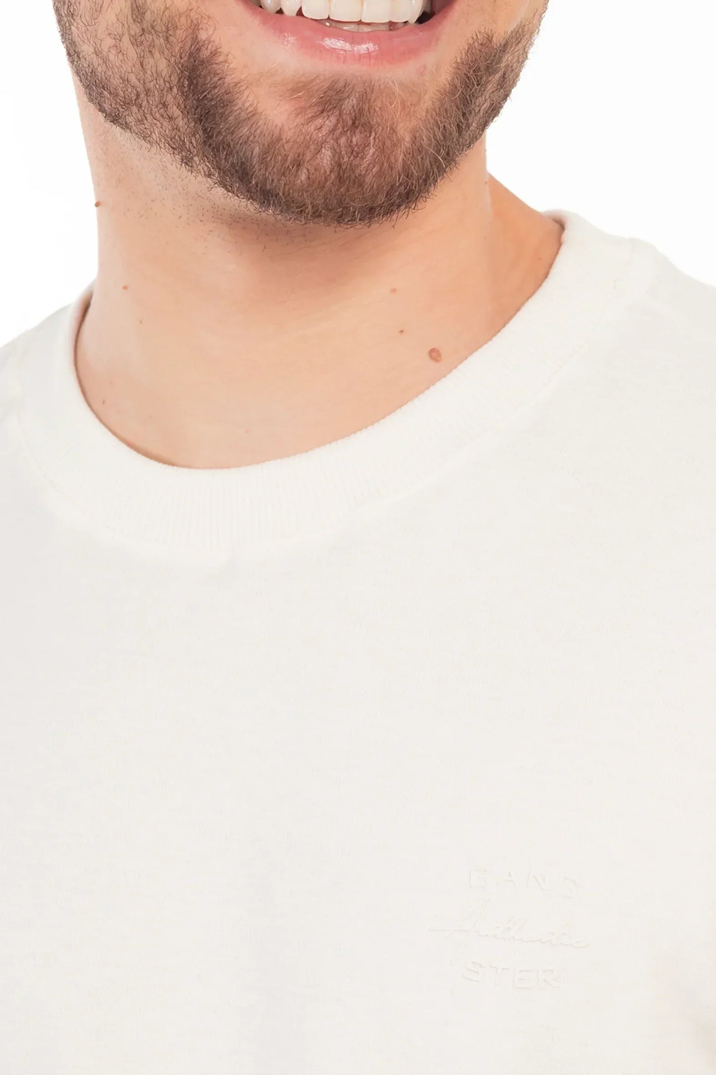 Polera Mc Suedine Jay St Blanco - Gangster