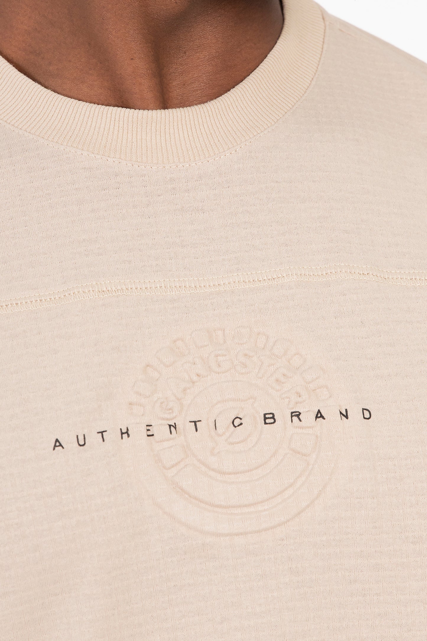 Polera Mc Textura Church Beige