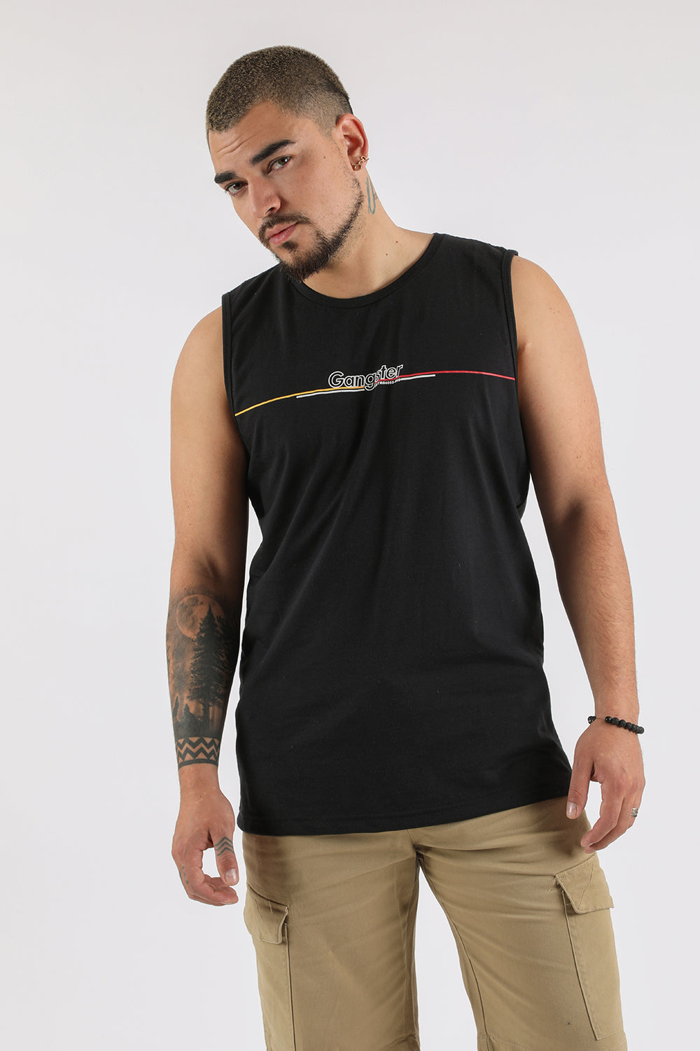 Polera Sm Sunset Negro Gangster