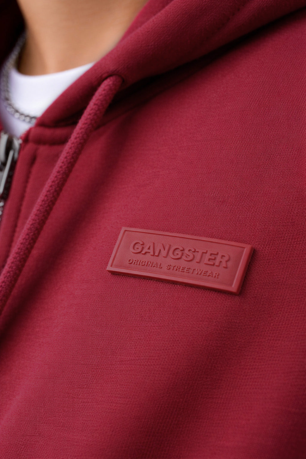 Poleron Fullzipper Passage Rojo