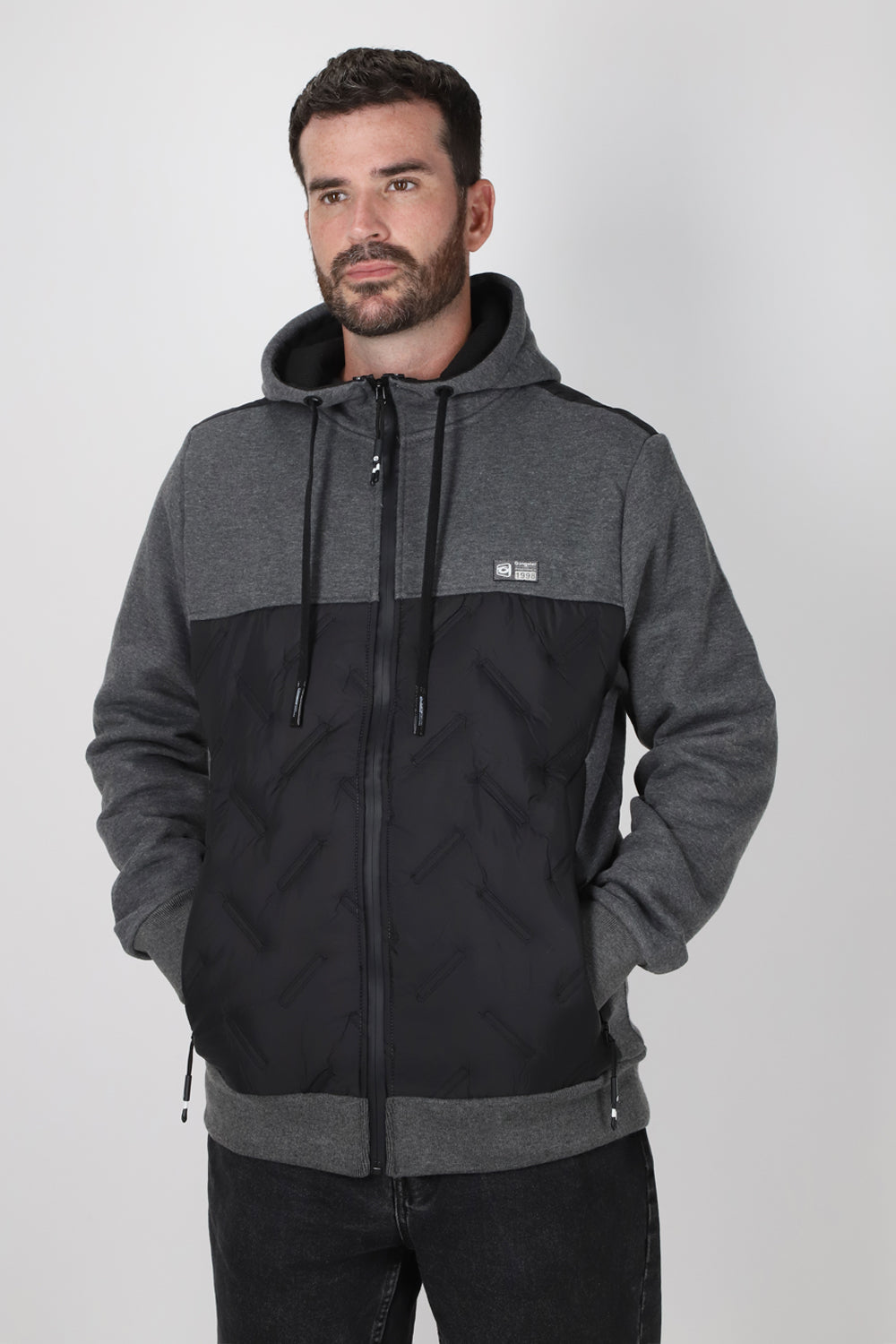 Chaqueta Híbrida Sintesis Gris Gangster