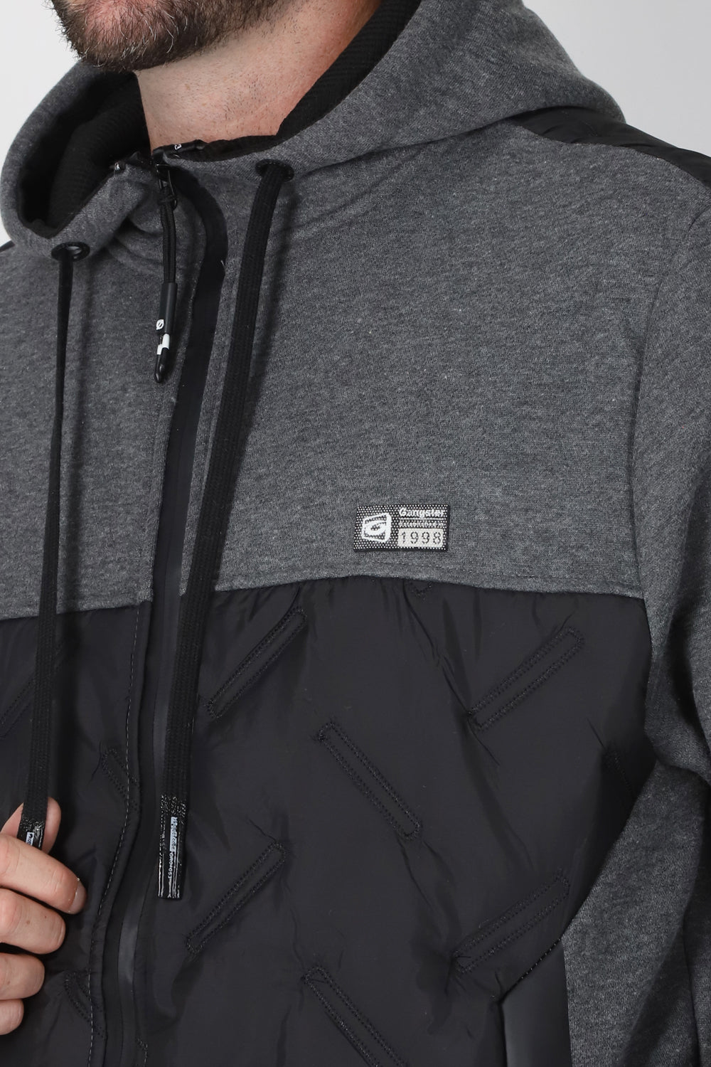 Chaqueta Híbrida Sintesis Gris Gangster
