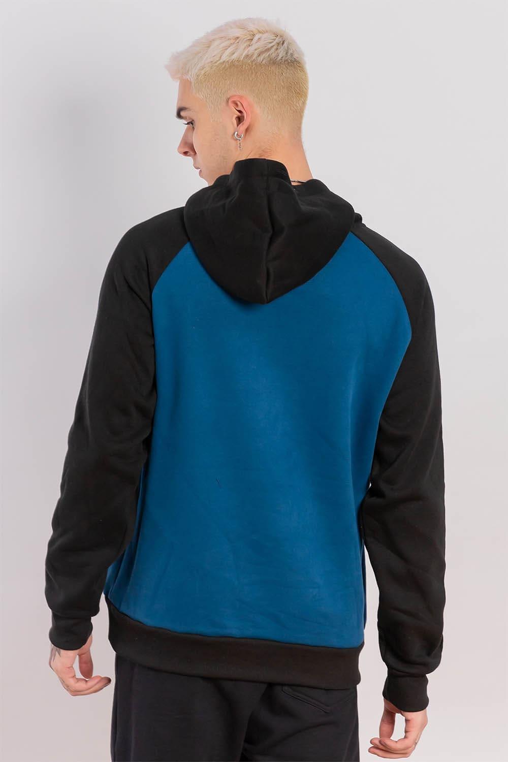 Polerón Hoodie Fleece Everyday Azul Gangster - Gangster