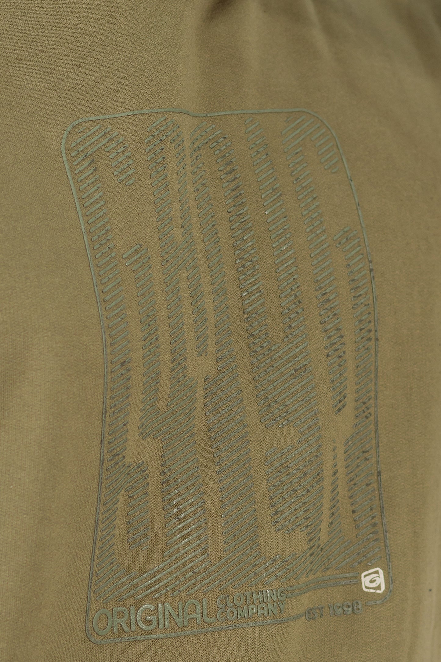 Poleron Hoddie Fleece Forest Militar Gangster