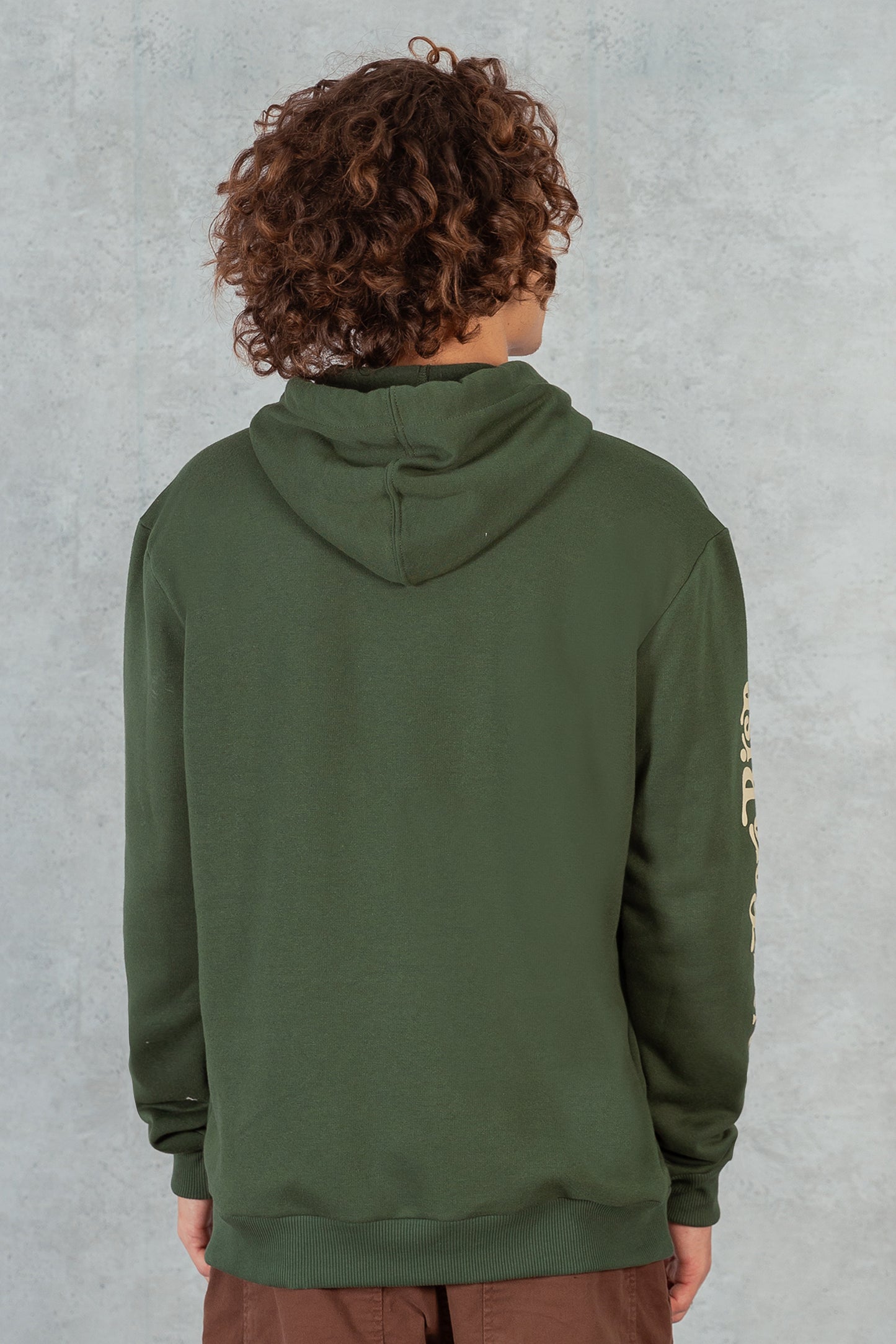 Poleron Hoodie Fleece CoreX Verde Overcore