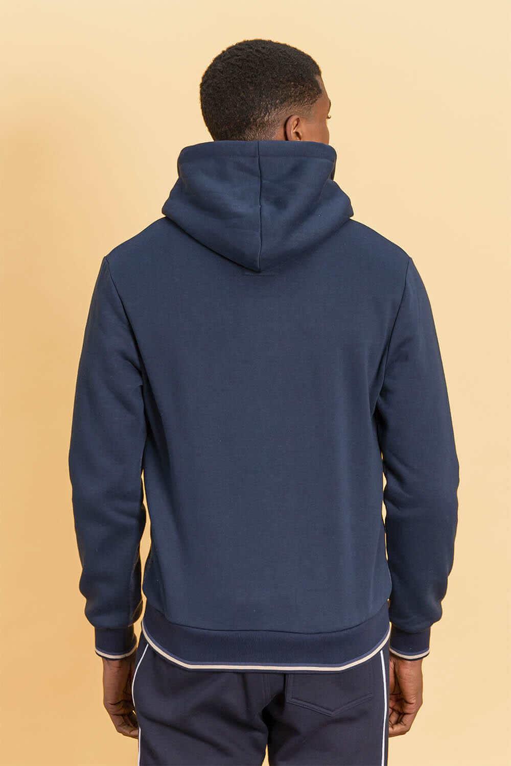 Polerón Full Zipper Fleece Cord Azul Gangster - Gangster