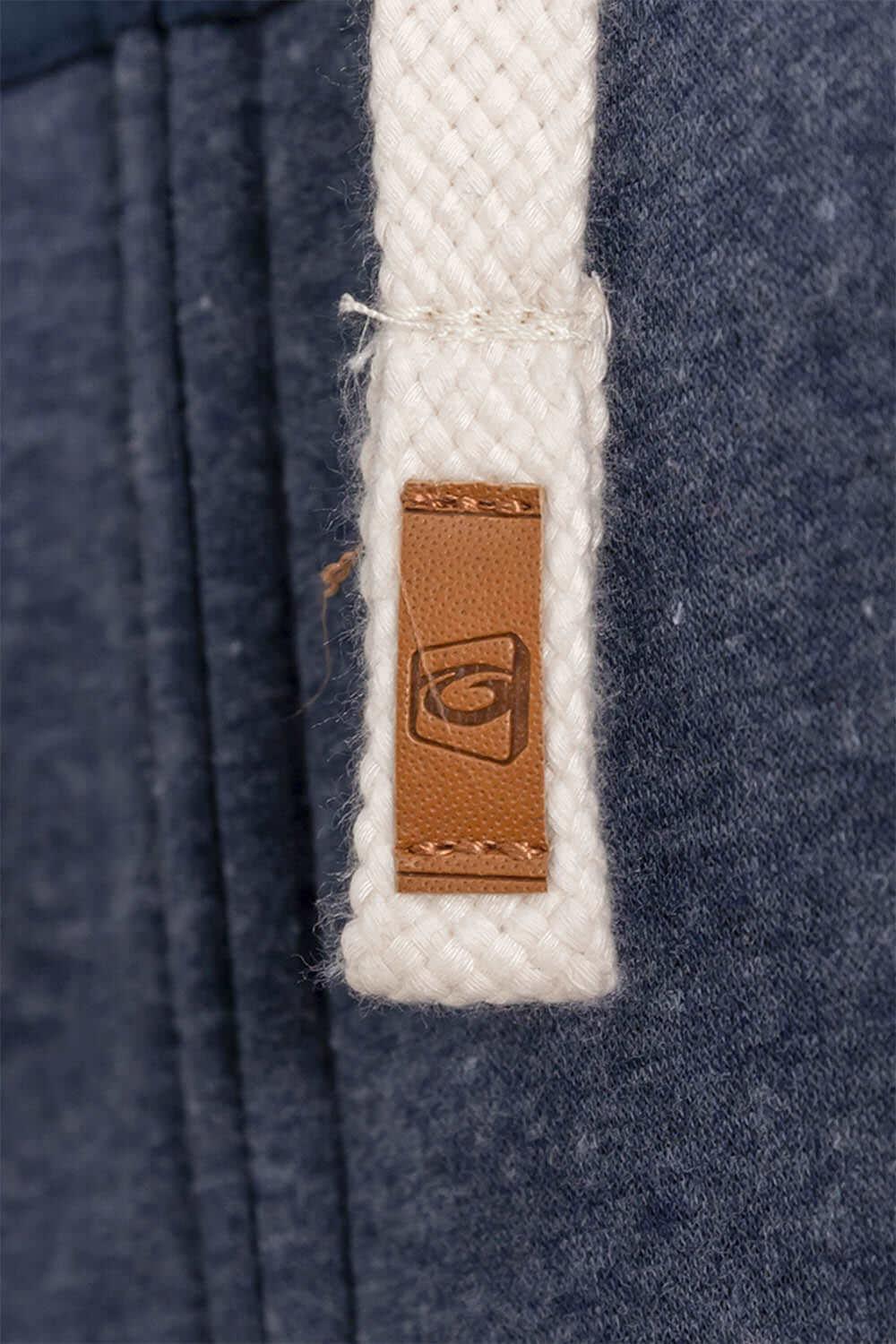 Polerón Full Zipper Fleece Cord Azul Gangster - Gangster