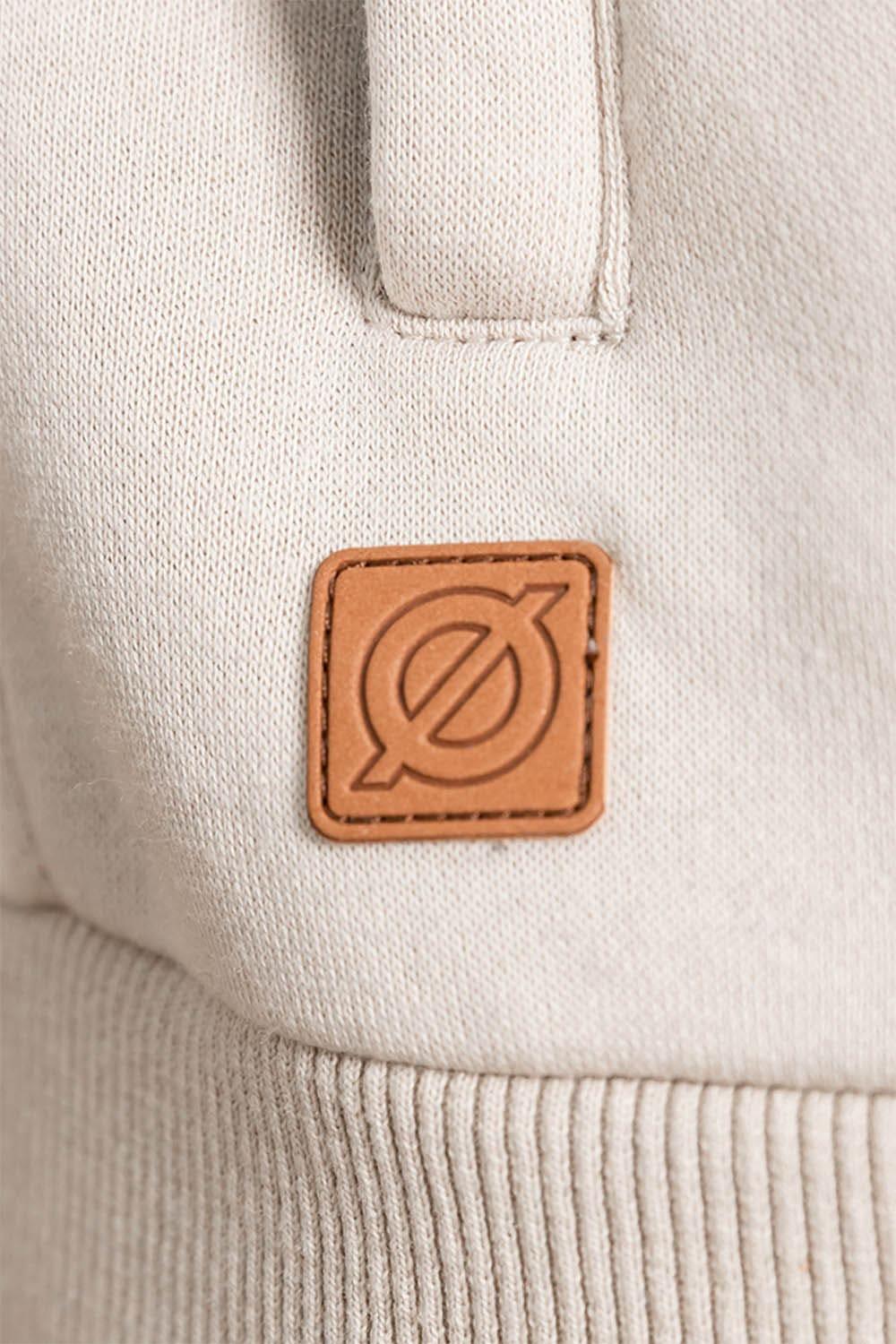 Polerón Full Zipper Fleece Community Beige Gangster - Gangster
