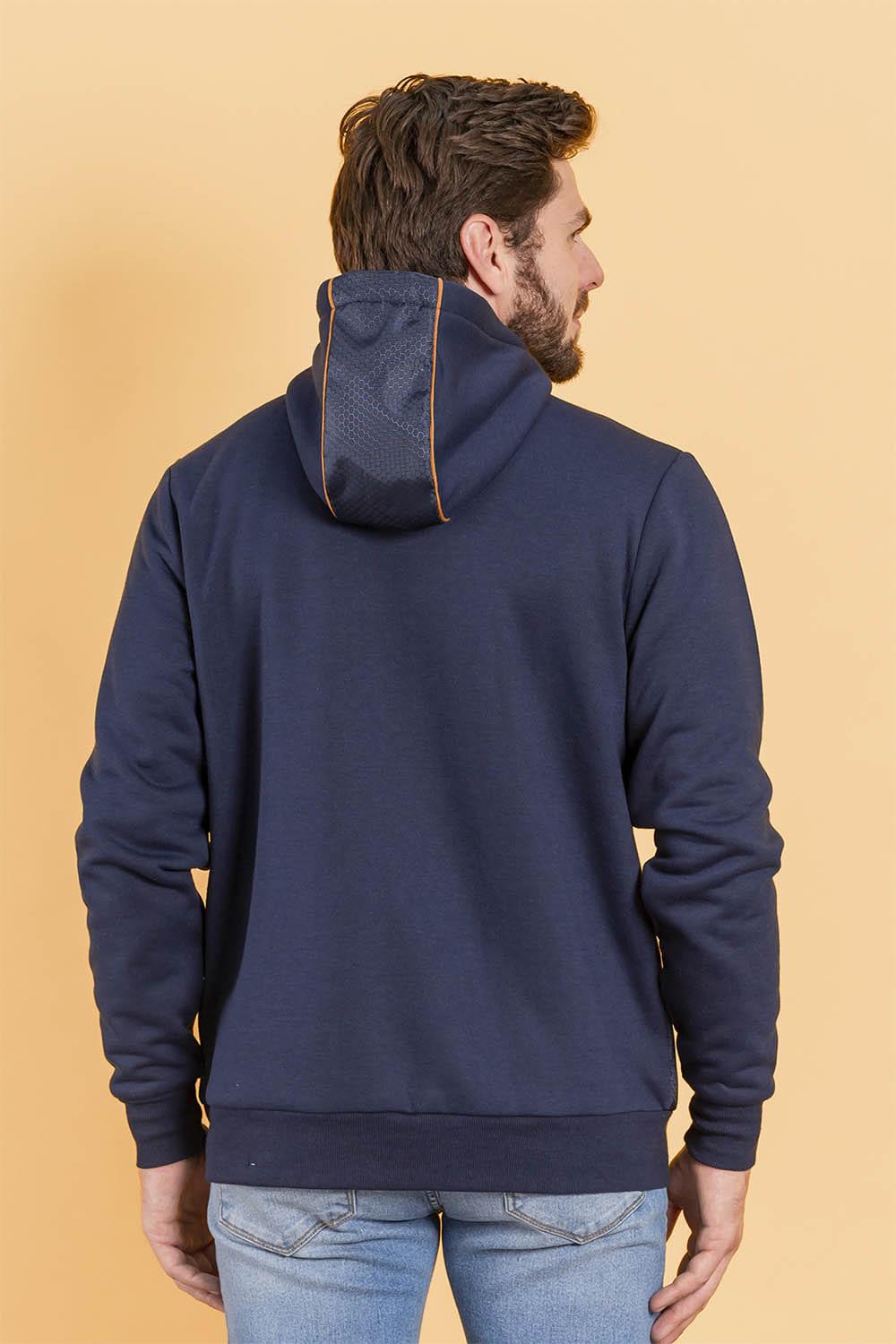 Polerón Full Zipper Sherpa Coexist Azul Gangster - Gangster