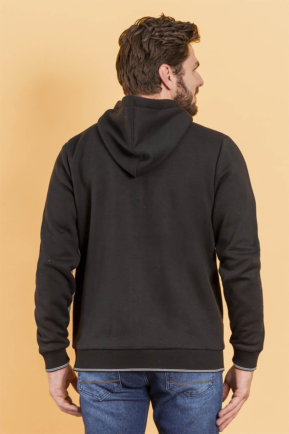 Polerón Full Zipper Sherpa Layer Negro Gangster - Gangster