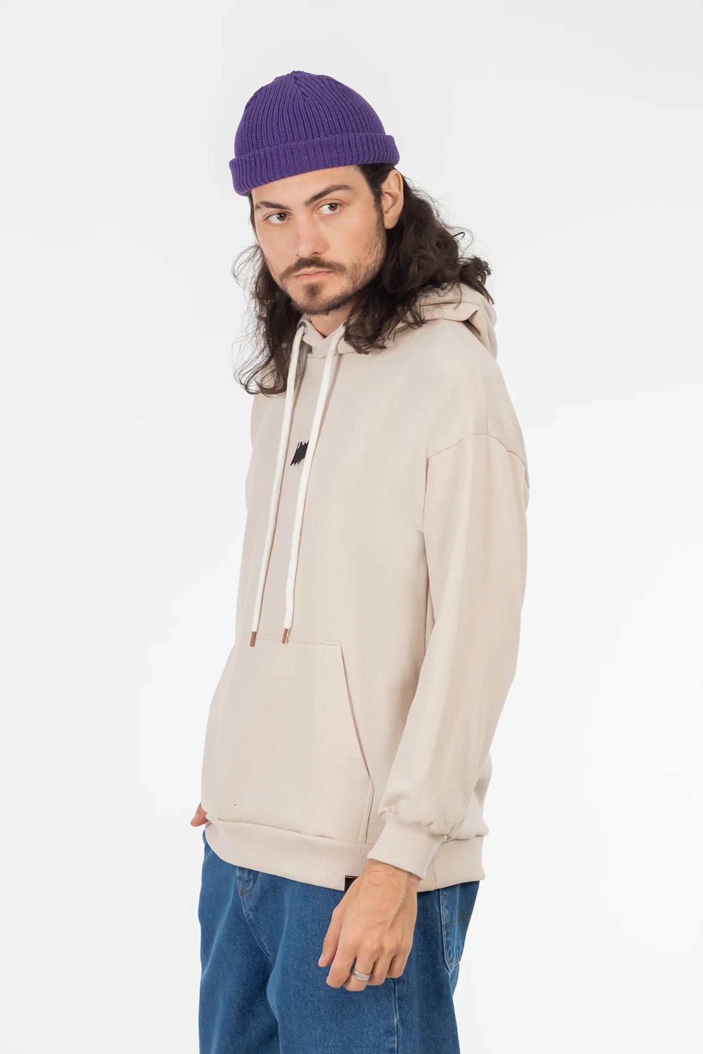 Poleron Hoodie Fleece Clean Arena Overcore - Gangster