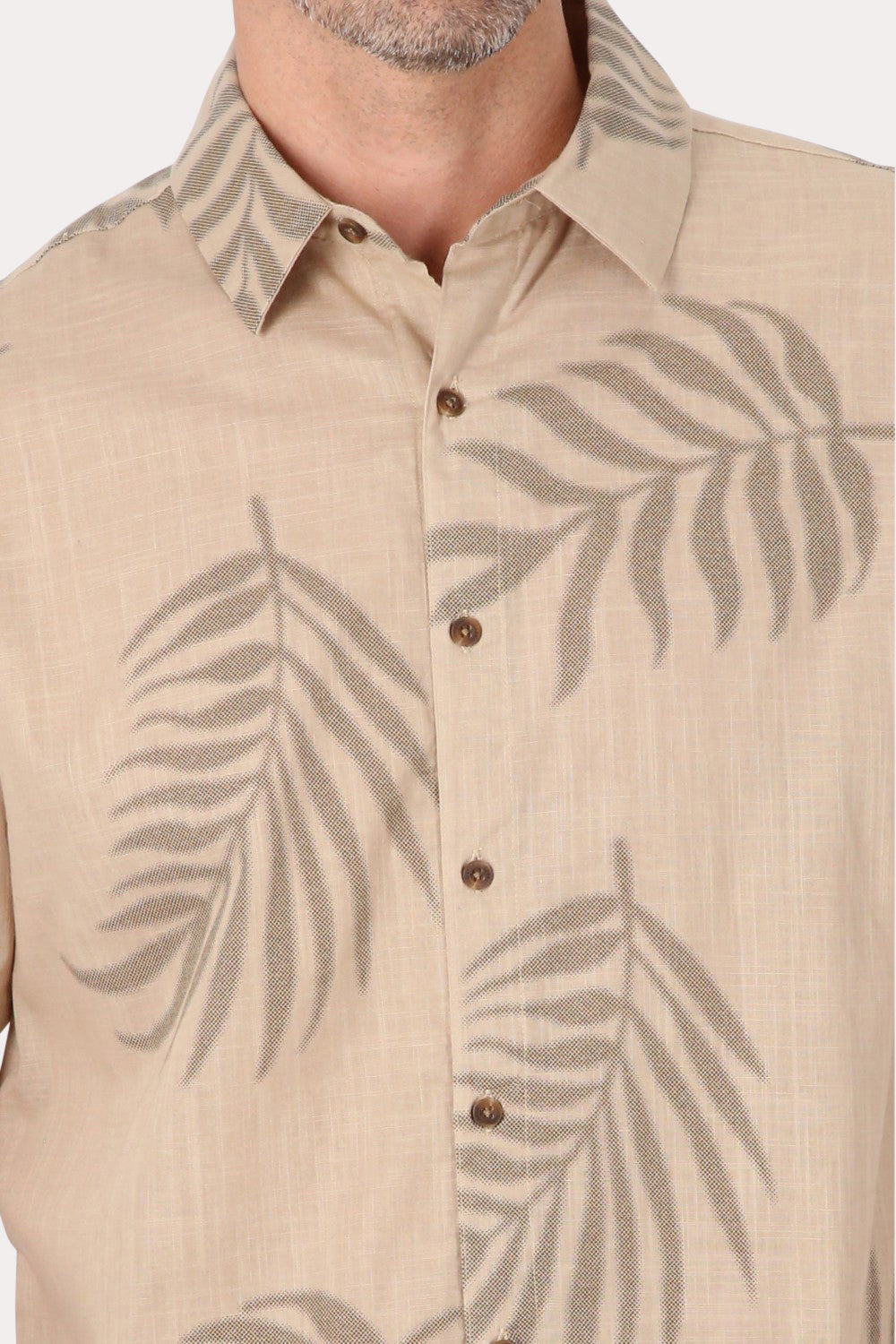 Camisa Mc Algodón Meio Cafe Gangster