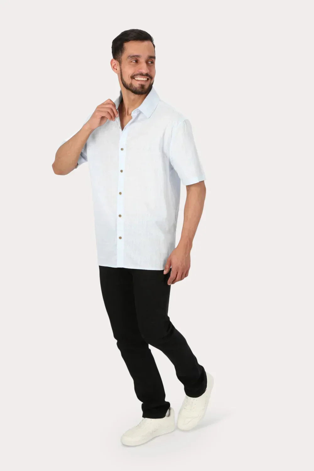 Camisa Mc Algodón Pinhal Celeste Gangster