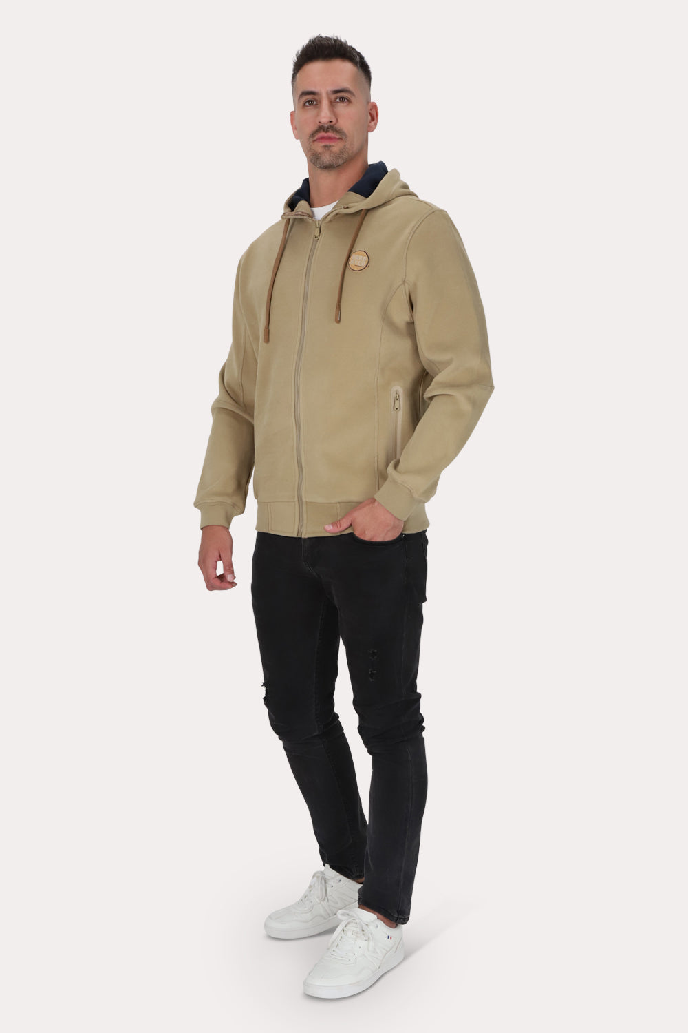 Poleron Full Zipper Outland Cafe Gangster
