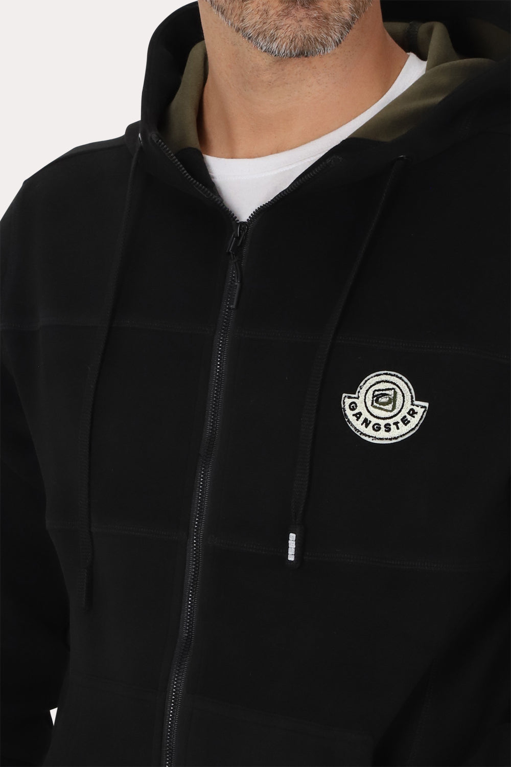 Poleron Full Zipper Nordvik Negro Gangster