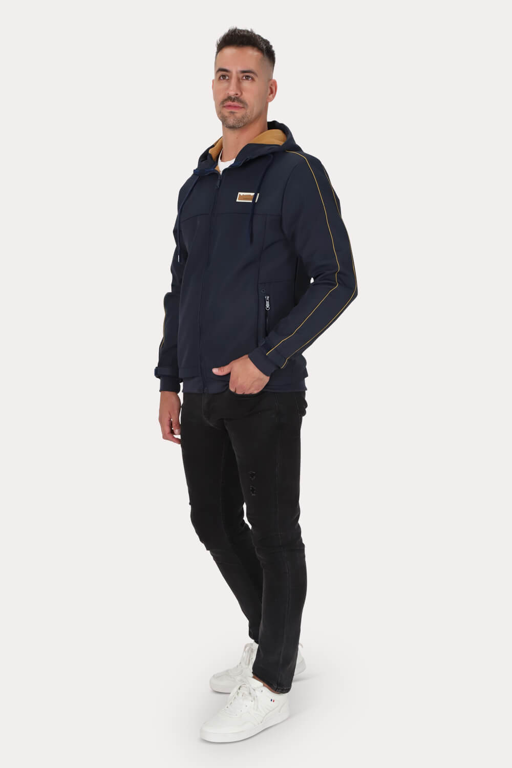 Chaqueta Full Zipper Crag Azul Marino Gangster
