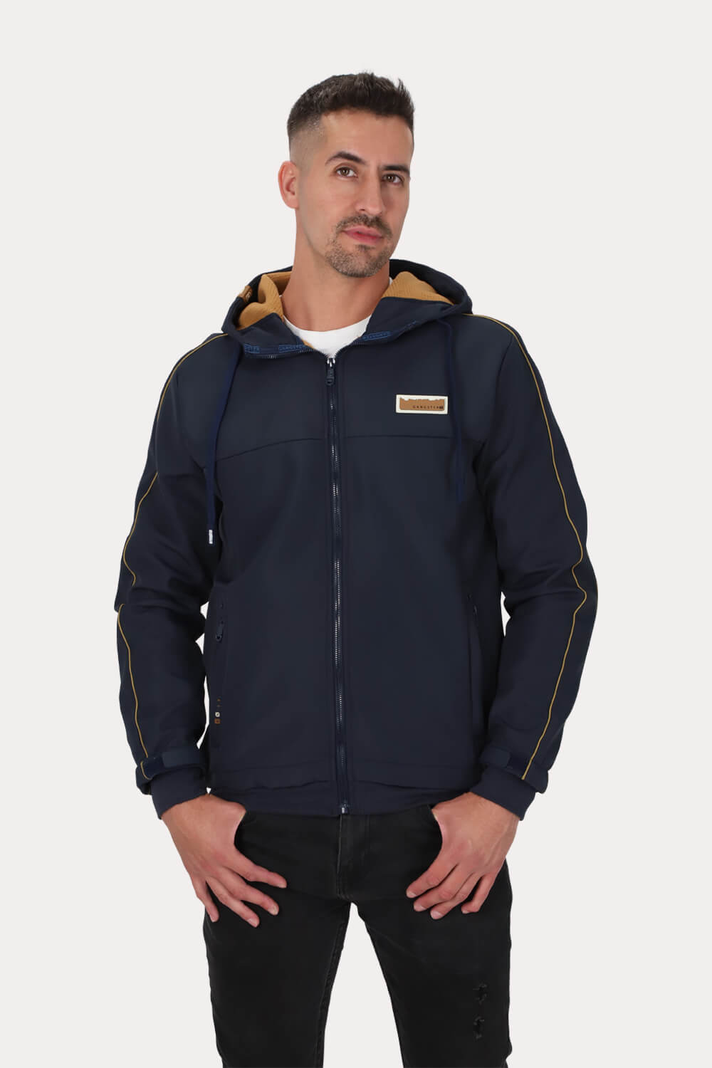 Chaqueta Full Zipper Crag Azul Marino Gangster