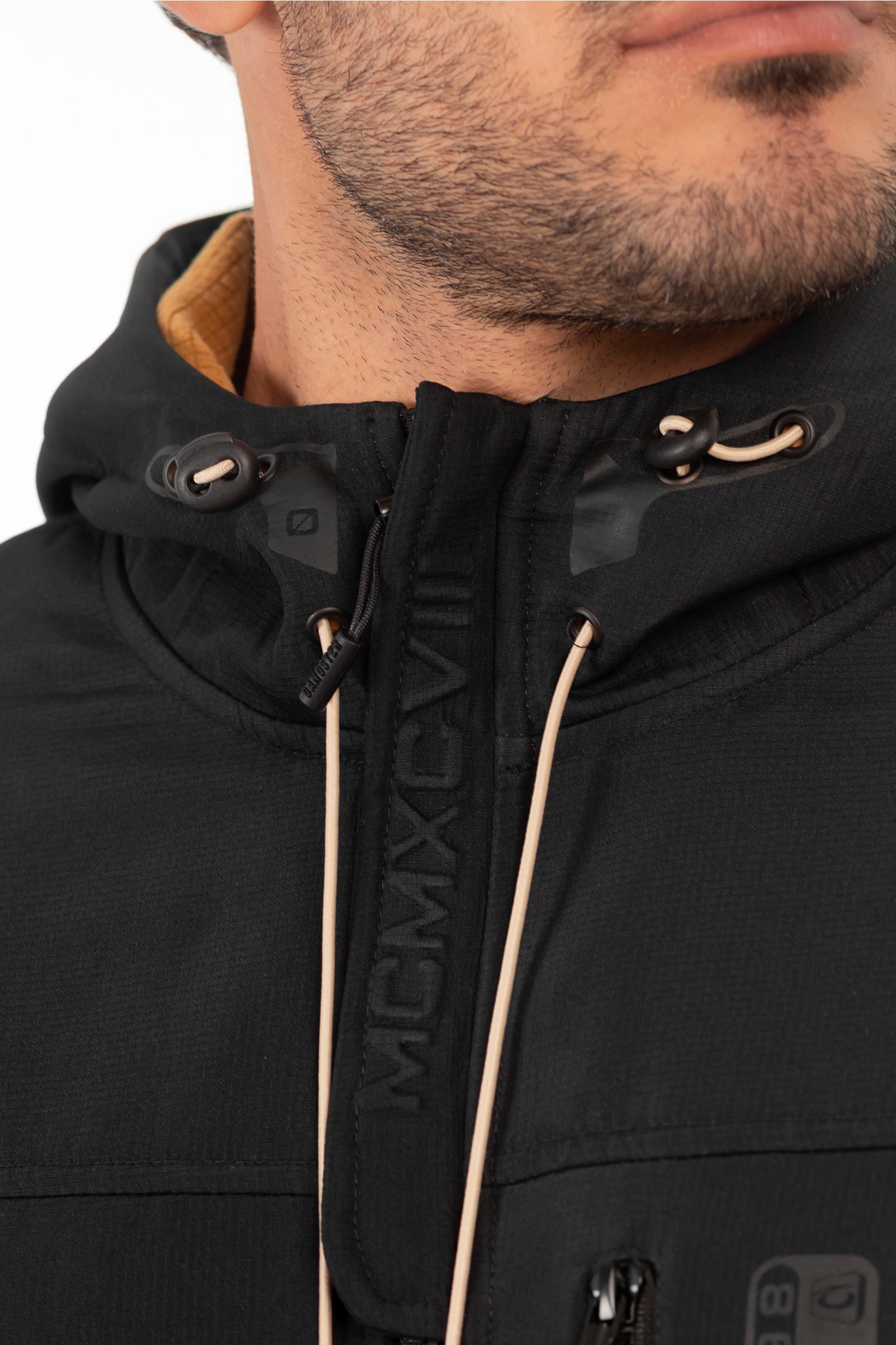 Chaqueta Full Zipper Summit Negro Gangster