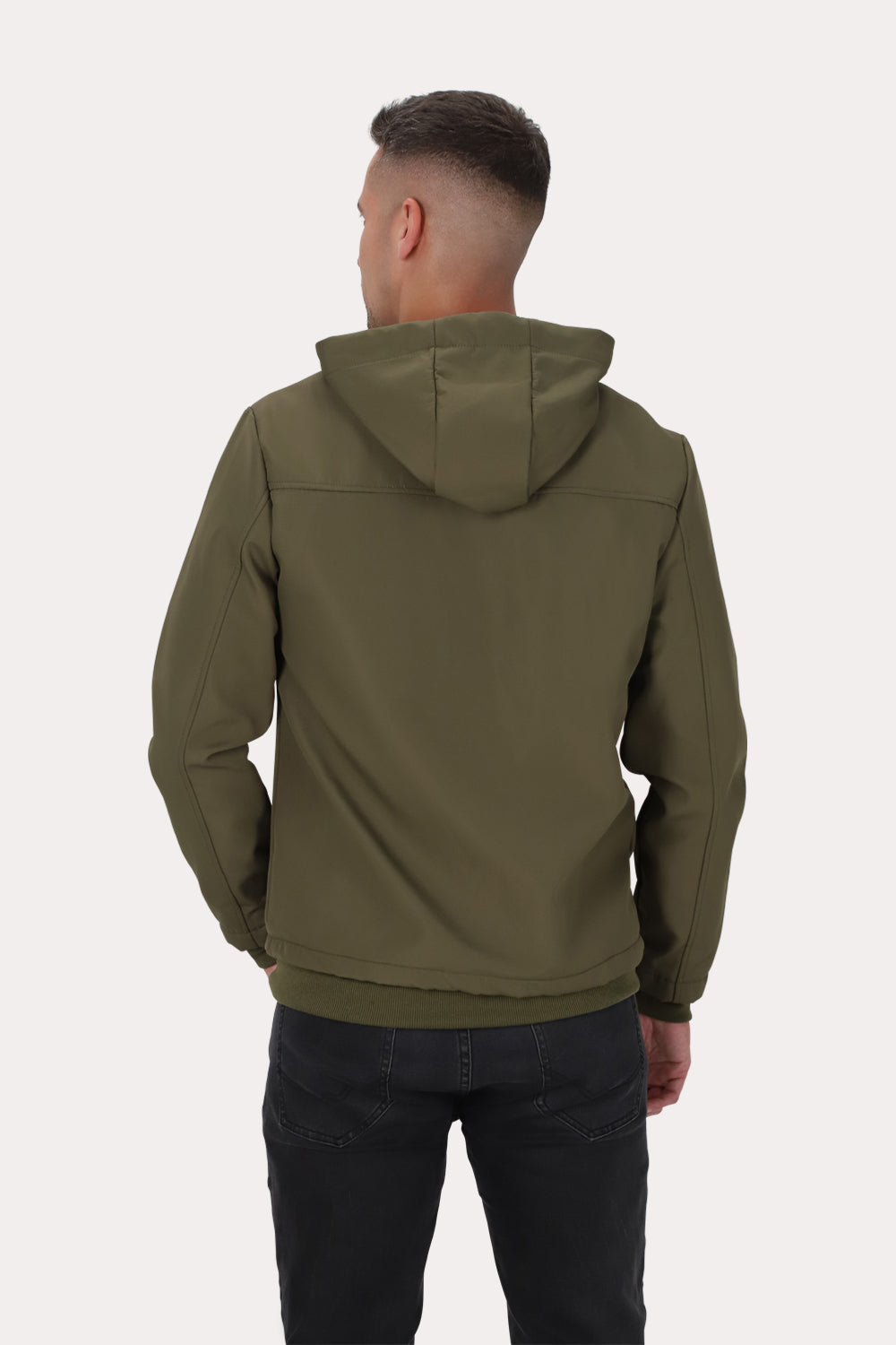 Chaqueta Full Zipper Summit Verde Oliva Oscuro Gangster