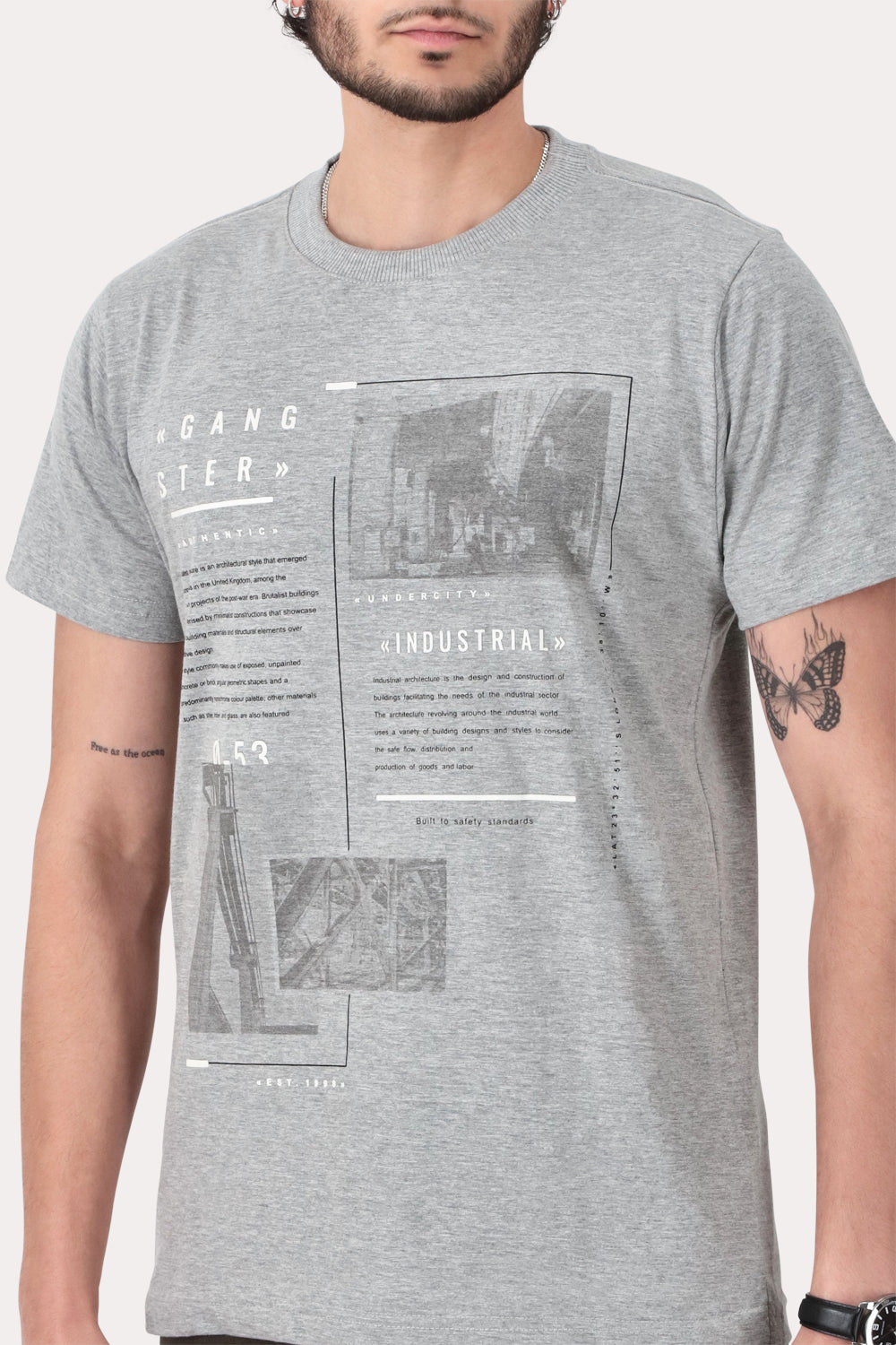 Polera Mc Basica Bridge Gris