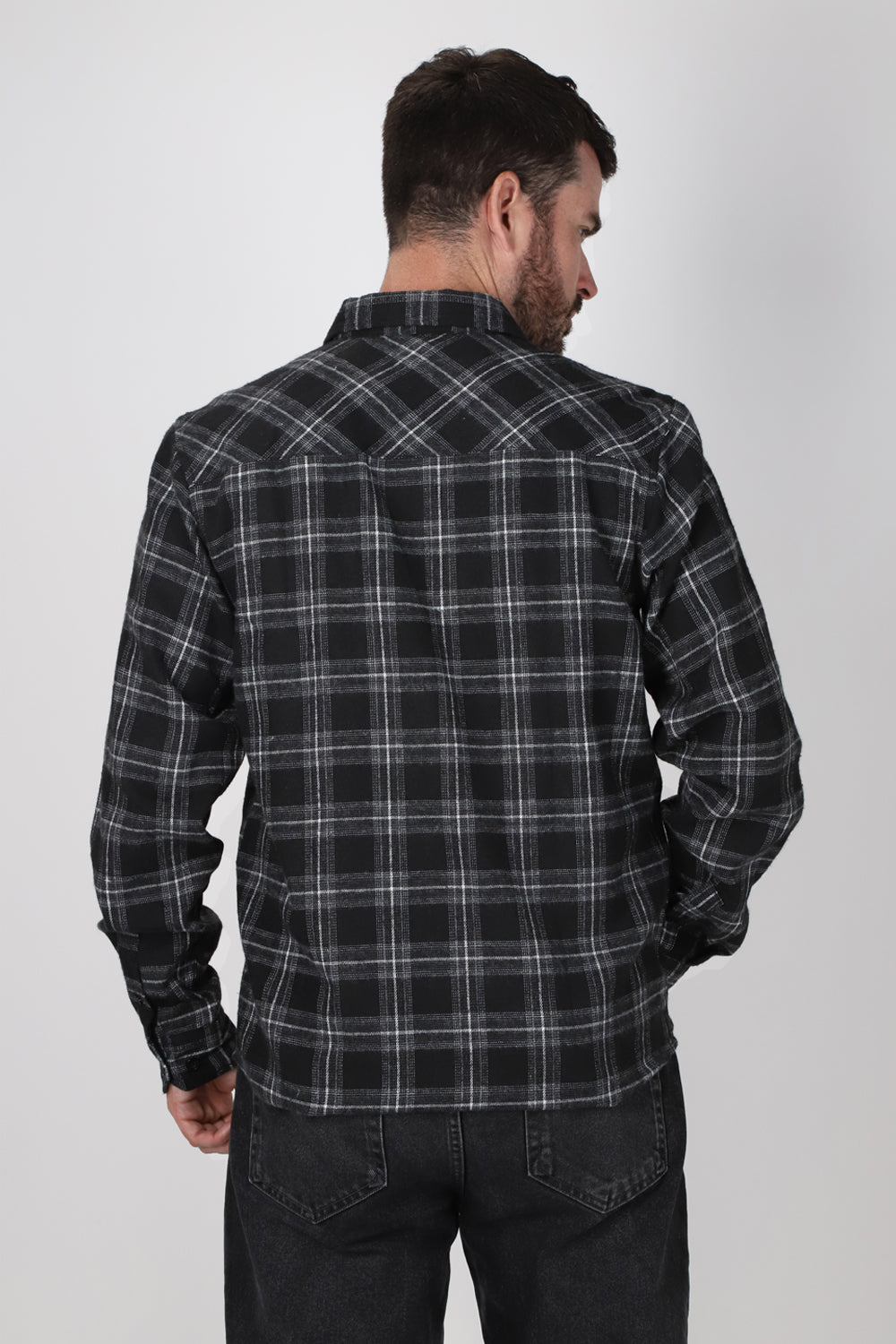 Camisa ML Franela Nomad Negro Gangster