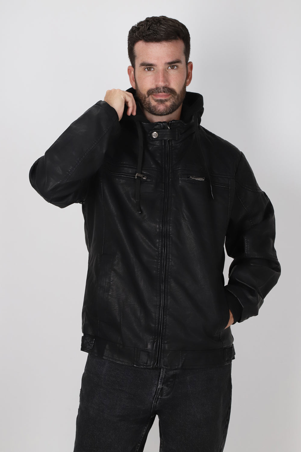 Chaqueta PU Pride Negro Gangster