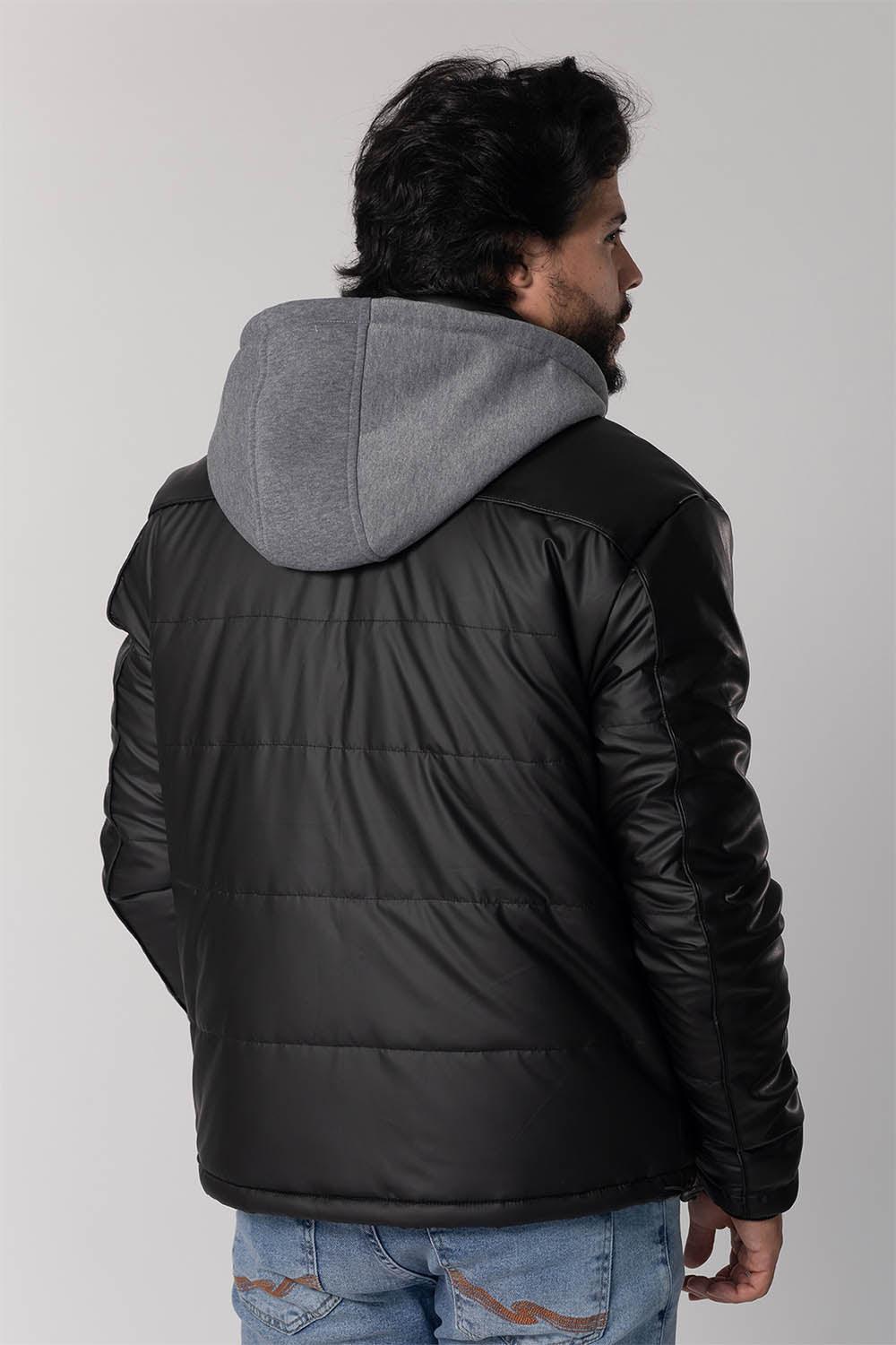 Chaqueta PU Bomber Negro Gangster - Gangster