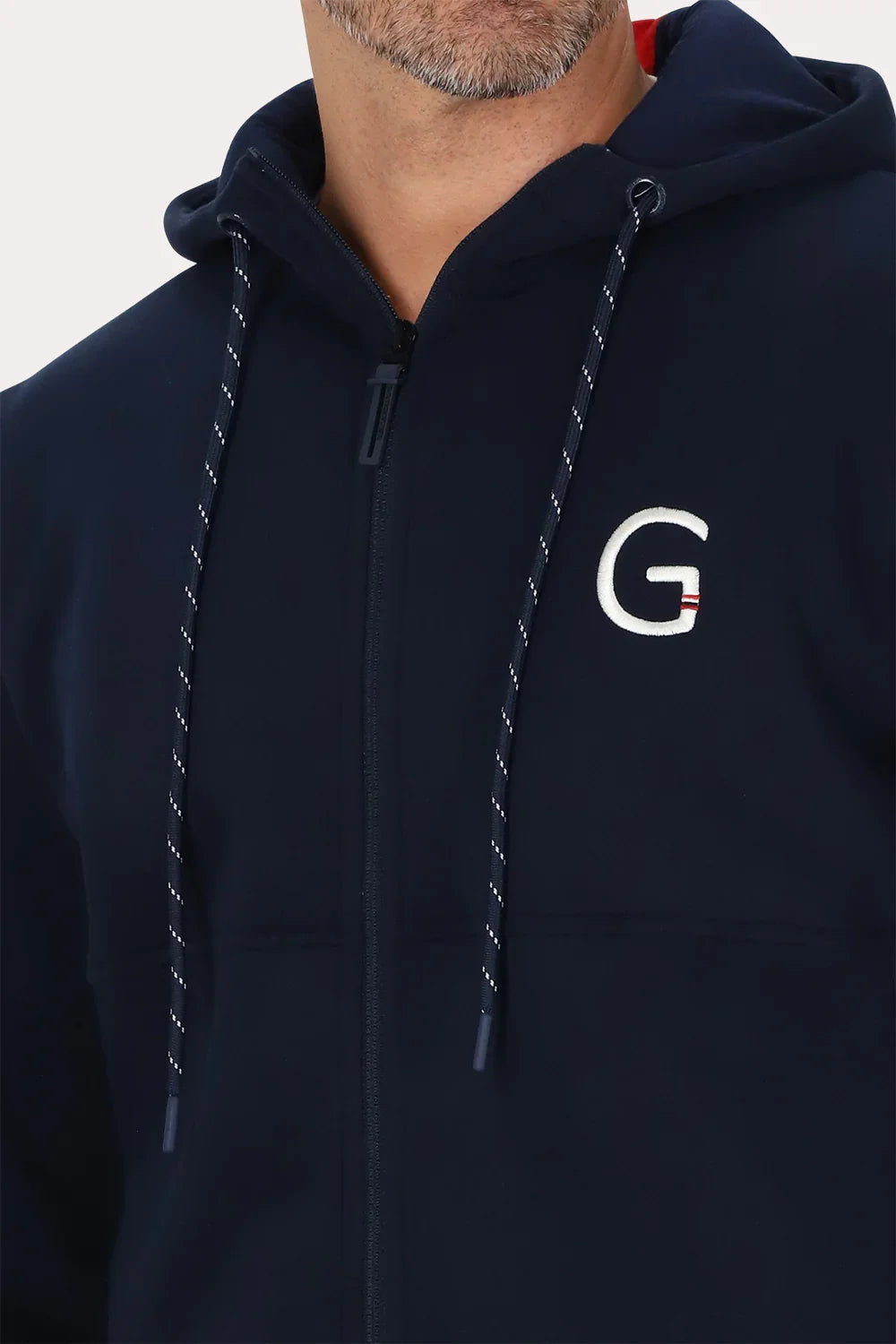 Poleron Full Zipper Fleece Outpost Azul Gangster