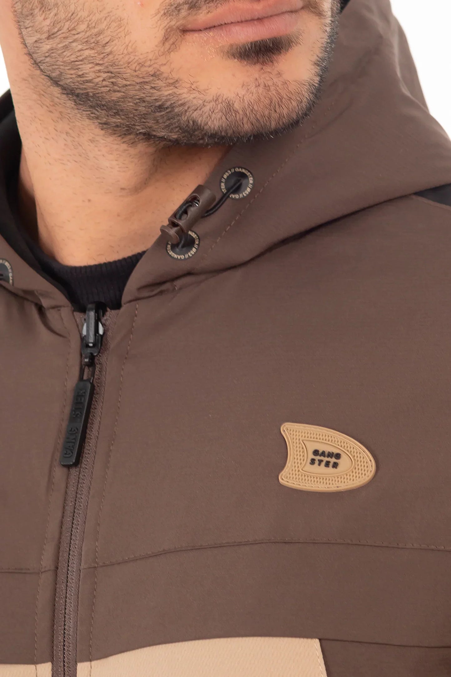 Cortaviento Reversible Twist Cafe Gangster - Gangster