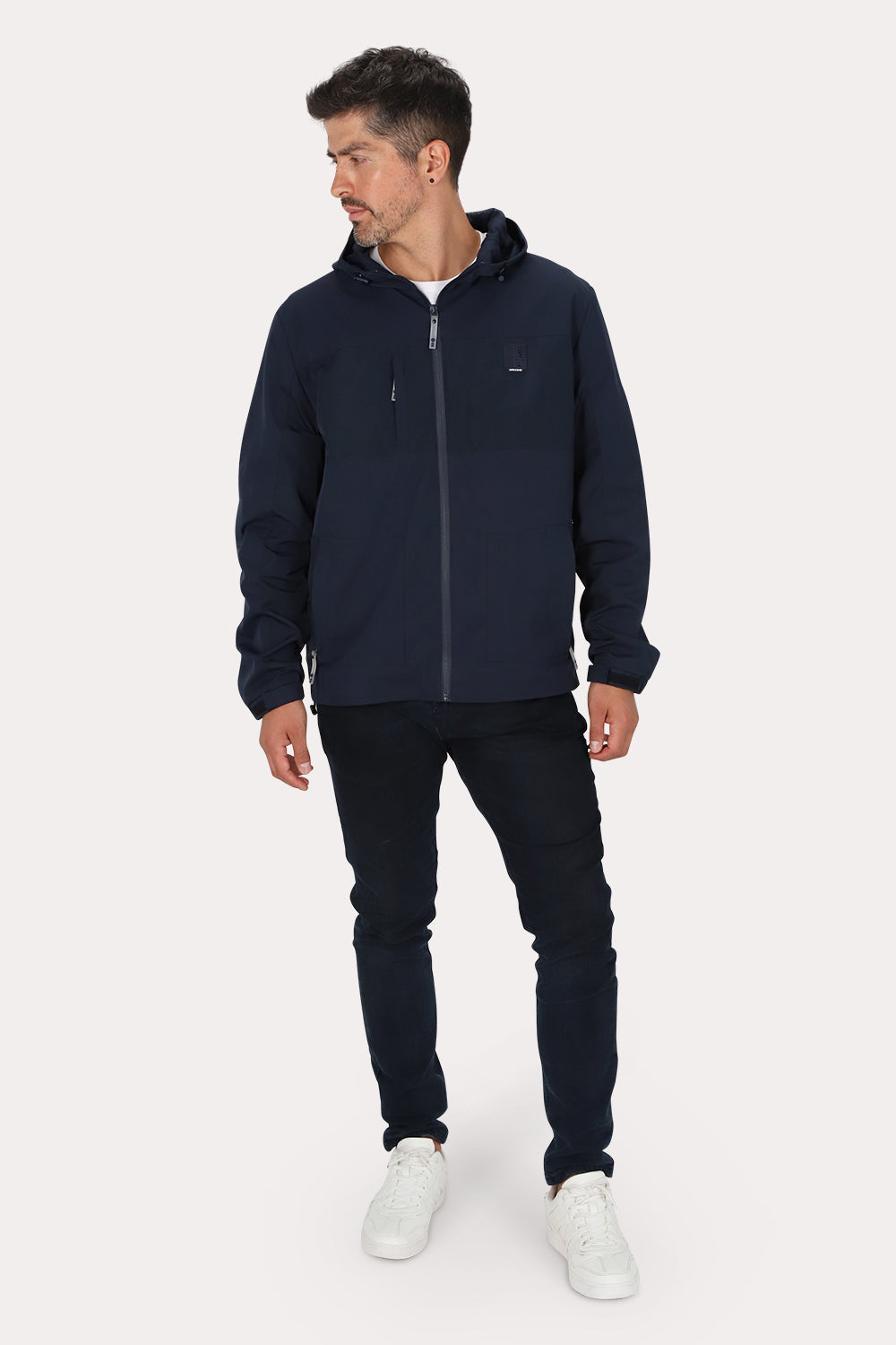 Cortaviento Reversible Boreal Azul Marino Gangster