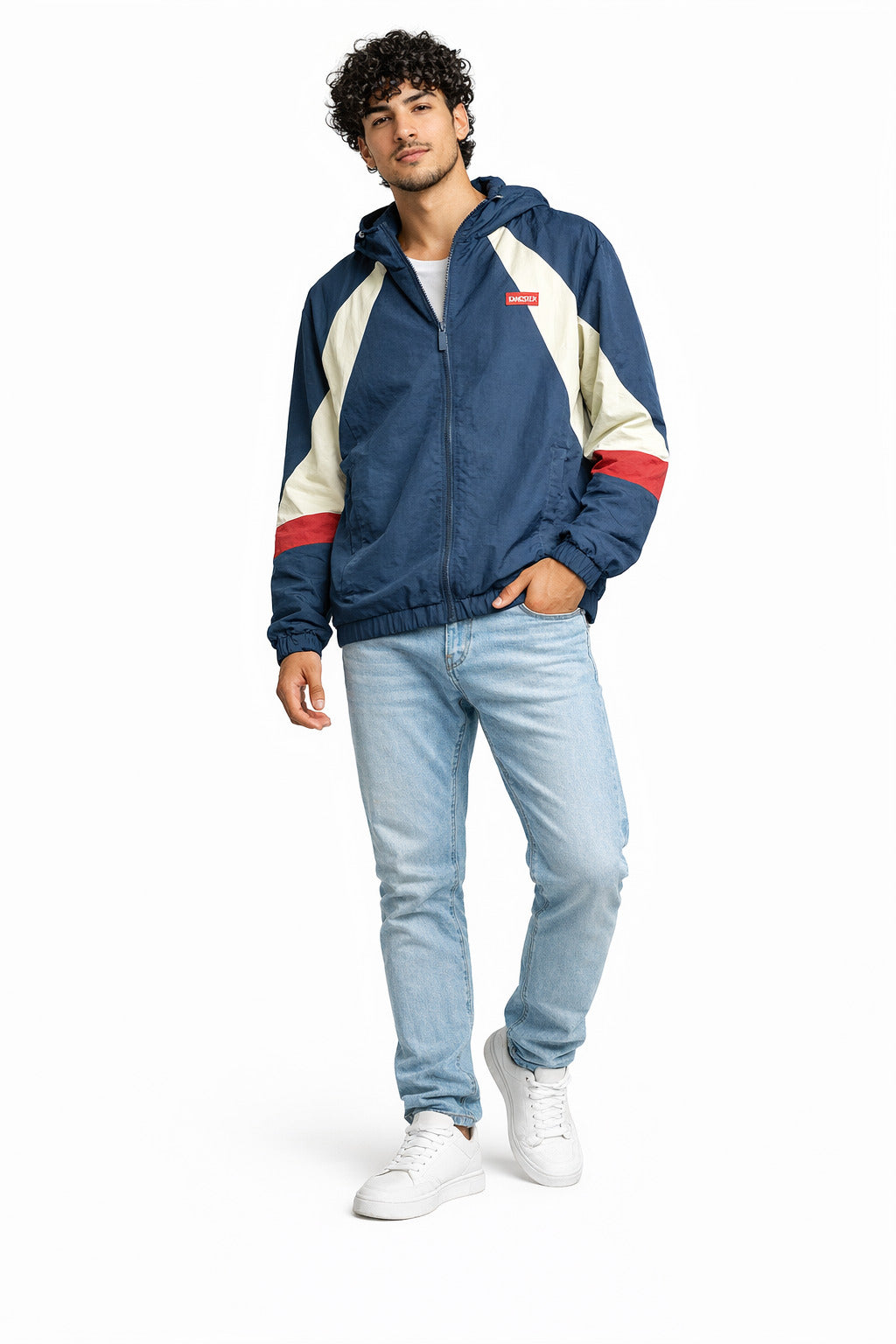 Cortaviento Deportivo Mark Azul Marino