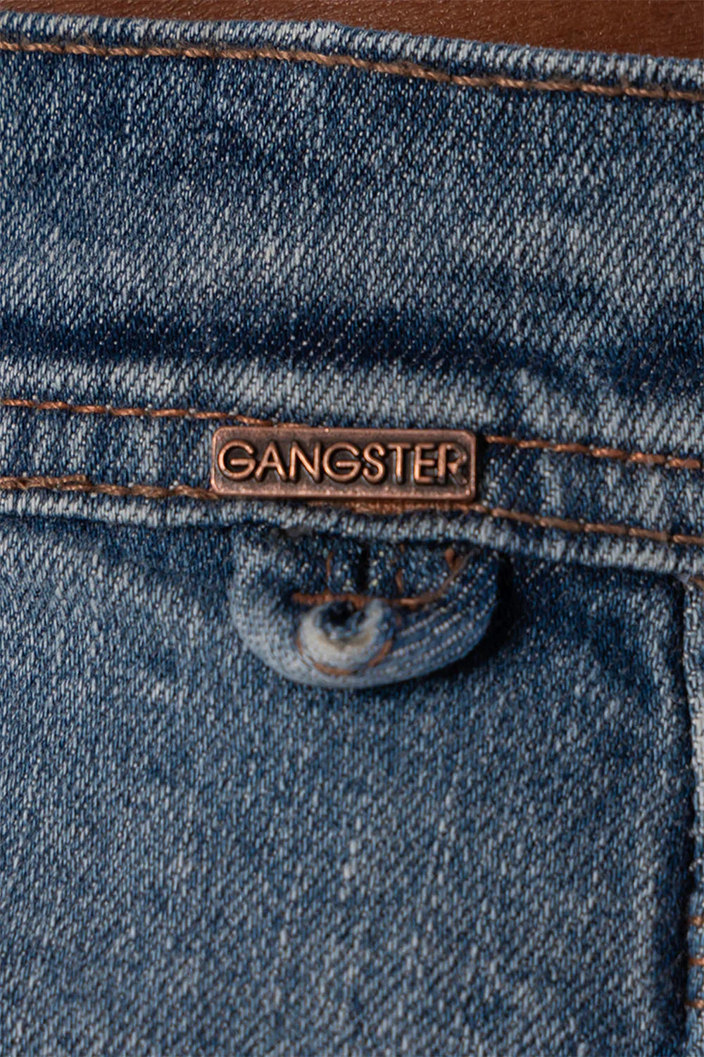 Short Denim Vintage Azul Gangster