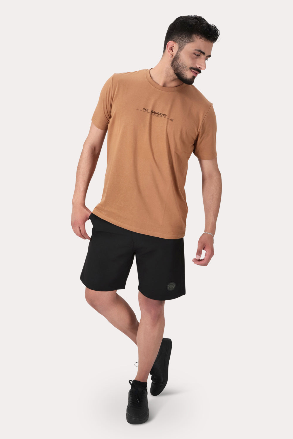 Plus Bermuda Elasticado Bloor Negro