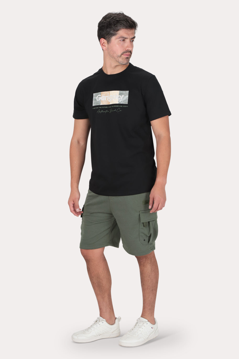 Short Bermuda Jogger Cargo Vibe Verde Gangster