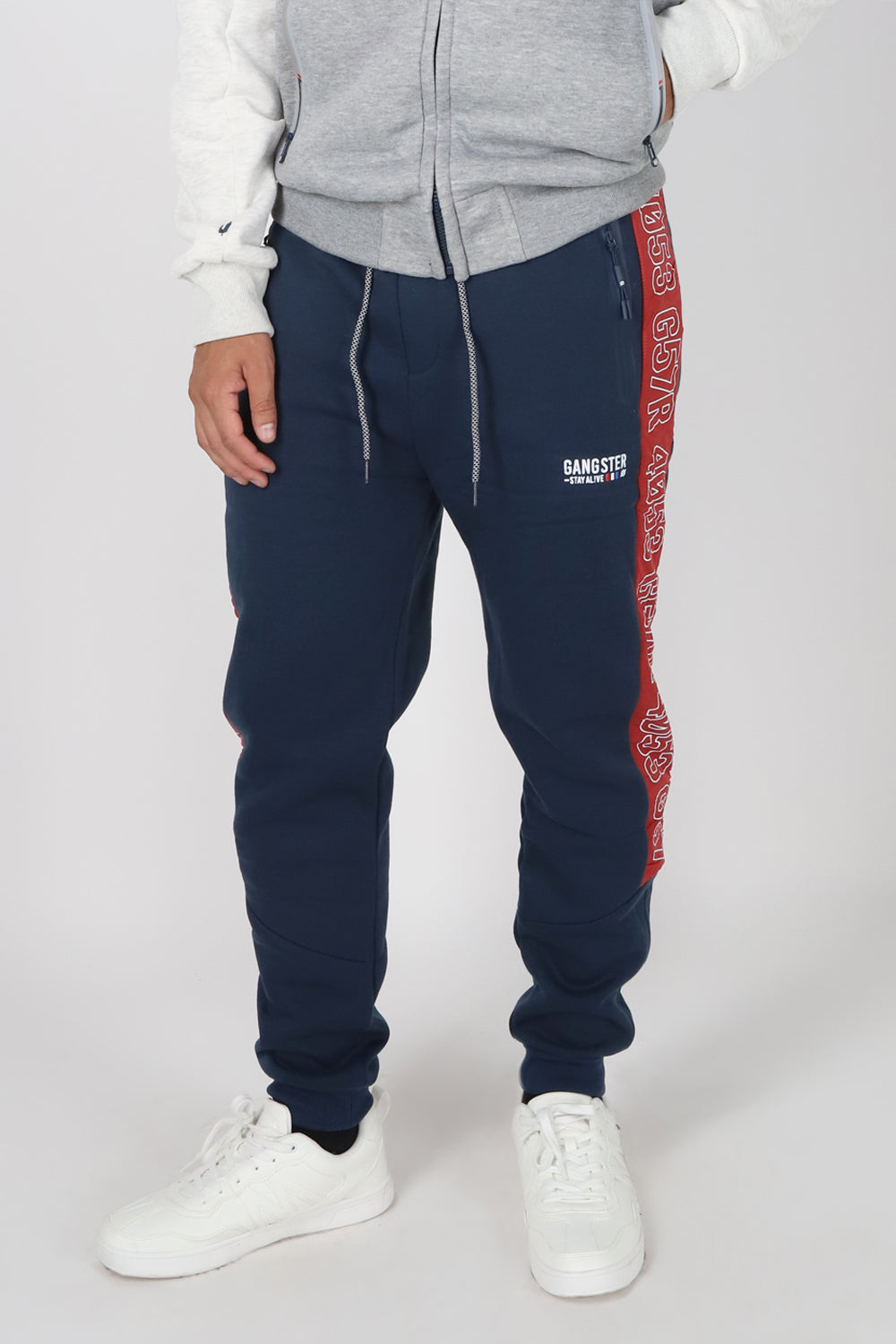 Buzo Jogger Brand Azul Marino Gangster
