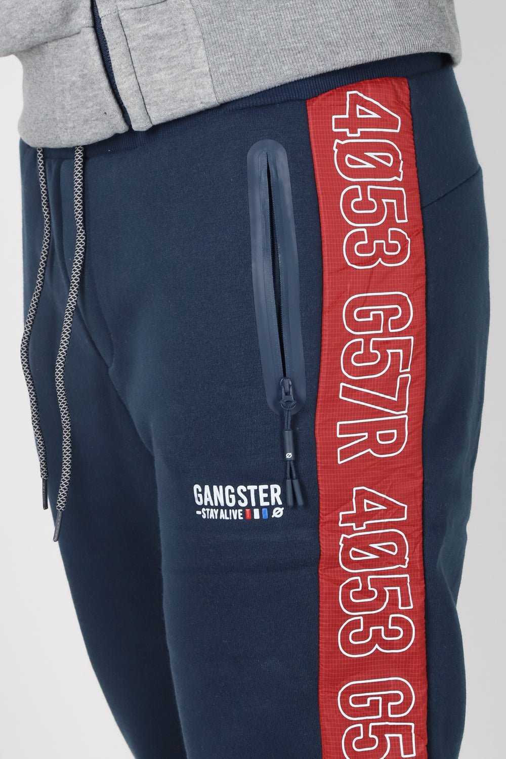 Buzo Jogger Brand Azul Marino Gangster