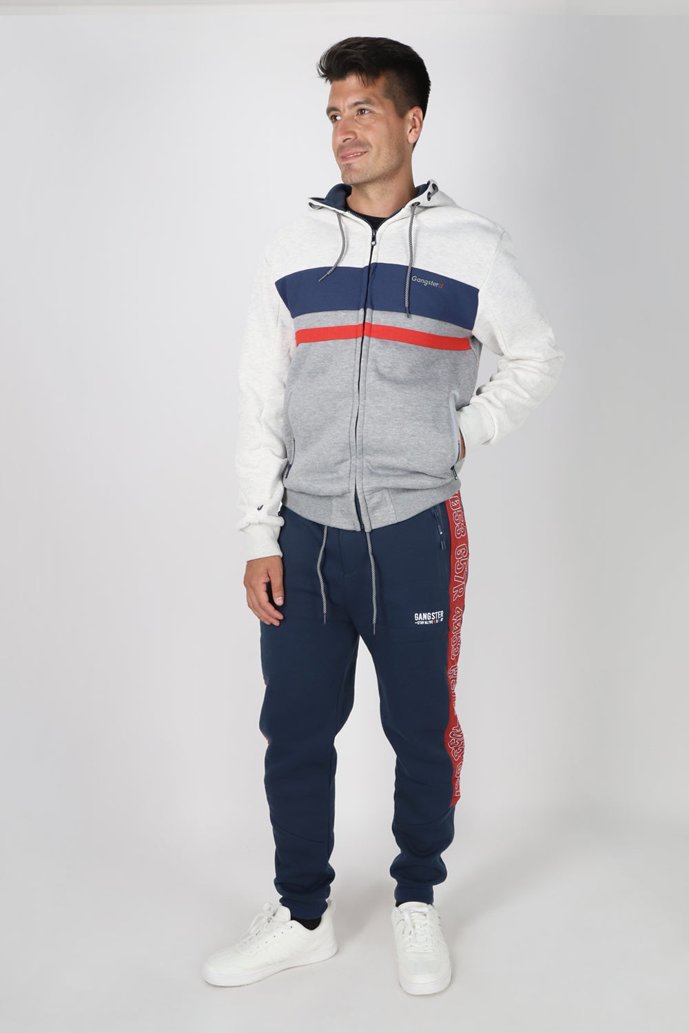 Buzo Jogger Brand Azul Marino Gangster
