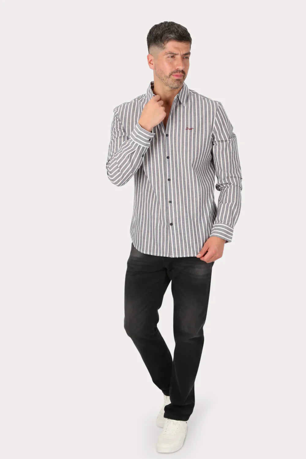 Pantalon Denim 0 Negro Gangster - Gangster