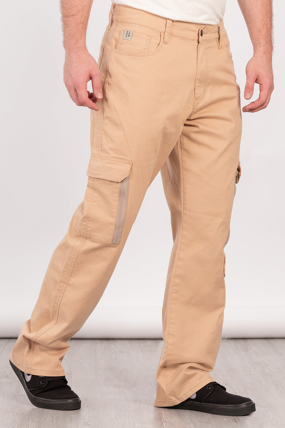 Pantalon Canvas Cargo Steel Beige Overcore