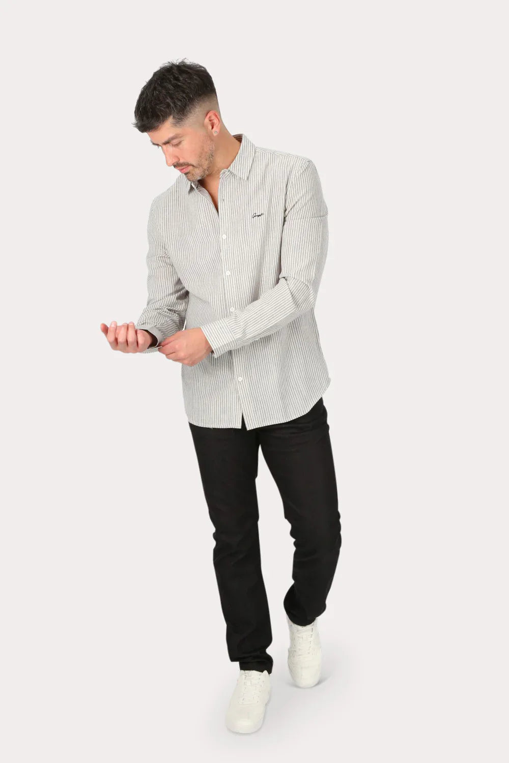 Pantalon Canvas Liso 0 Negro Gangster - Gangster